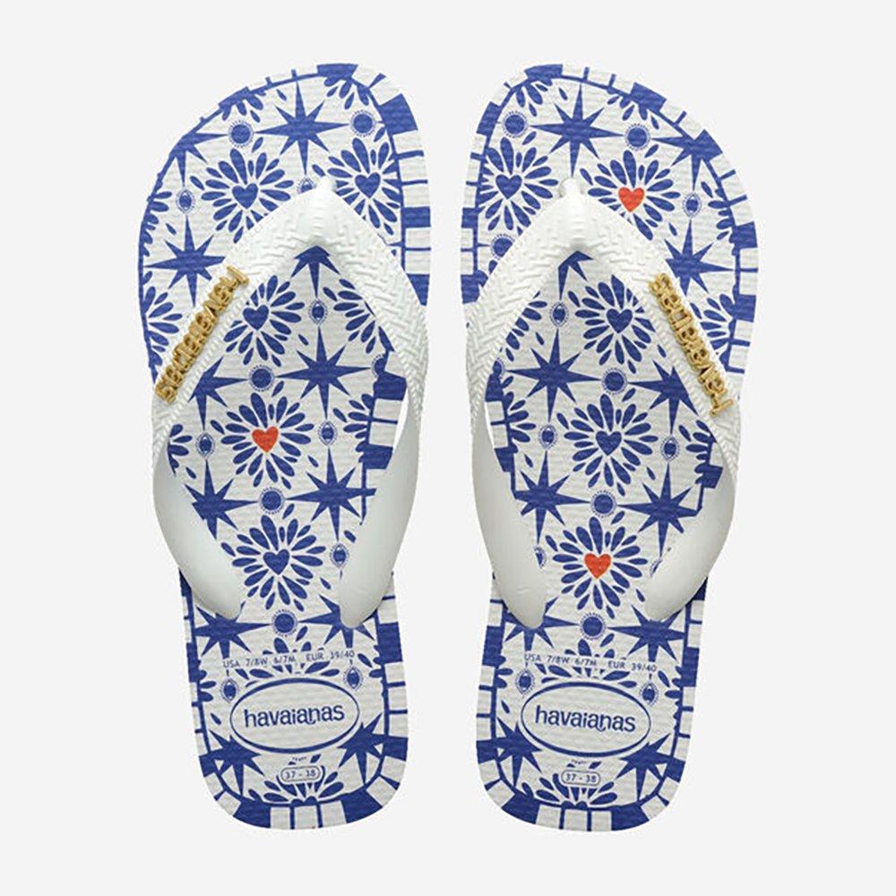 White Print - Havaianas - Women's Flip Flops - 3