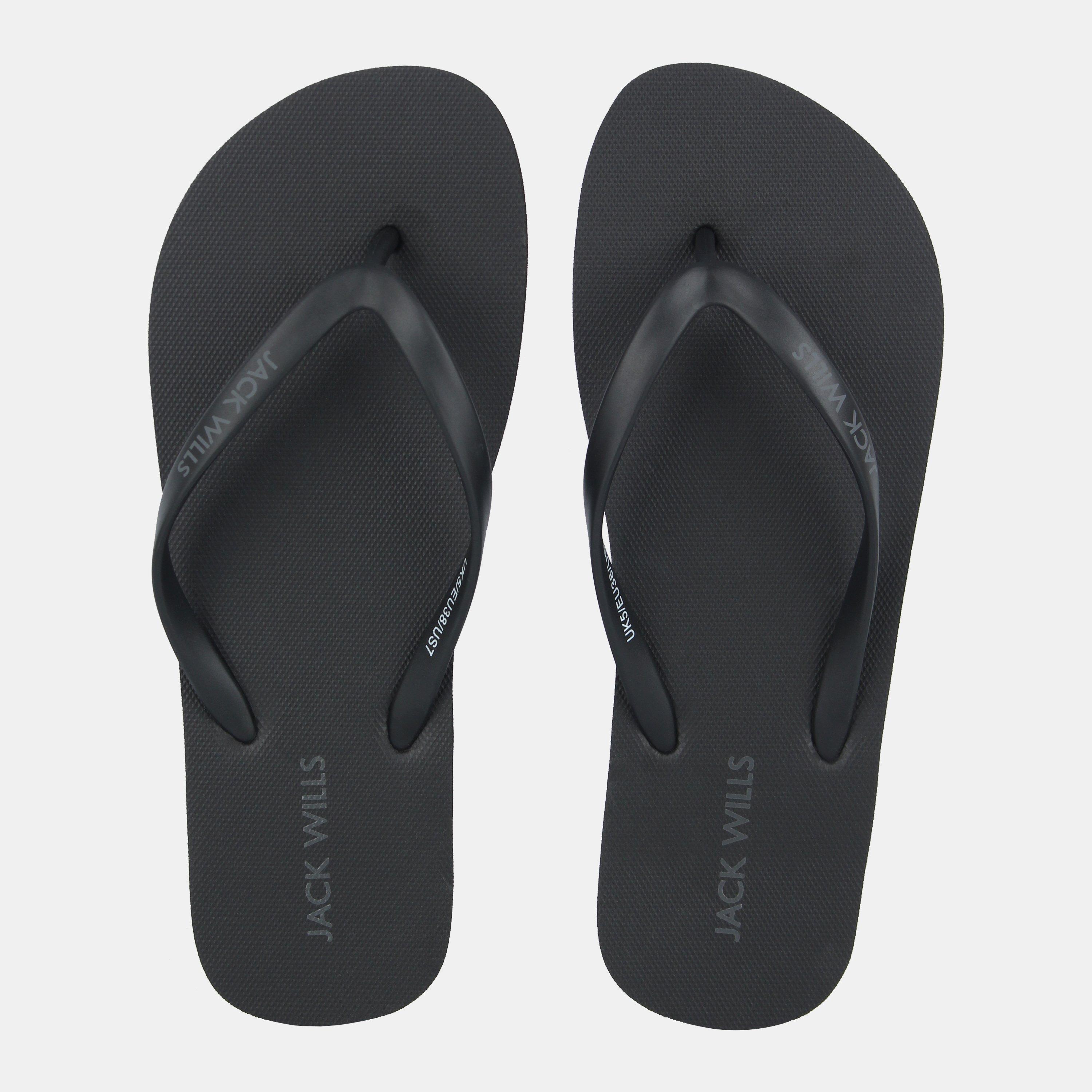Black - Jack Wills - JW Flip Flop Ld63 - 4
