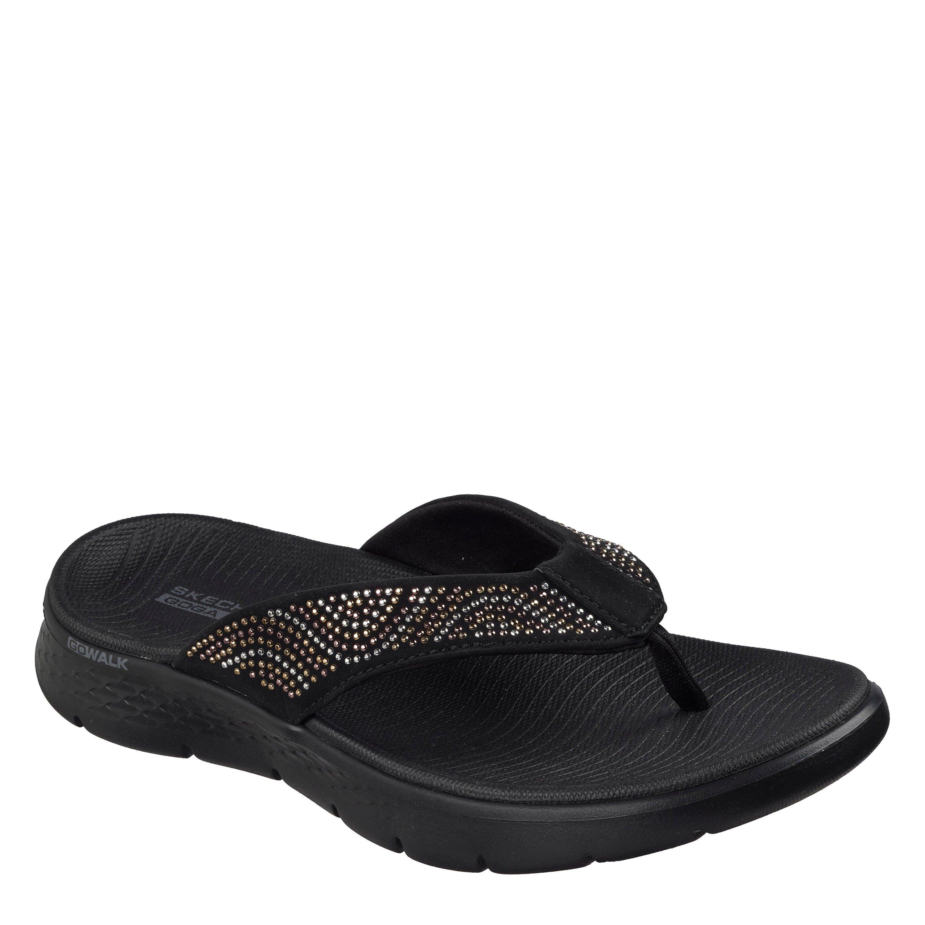 Black - Skechers - Women's Flip Flops - 1
