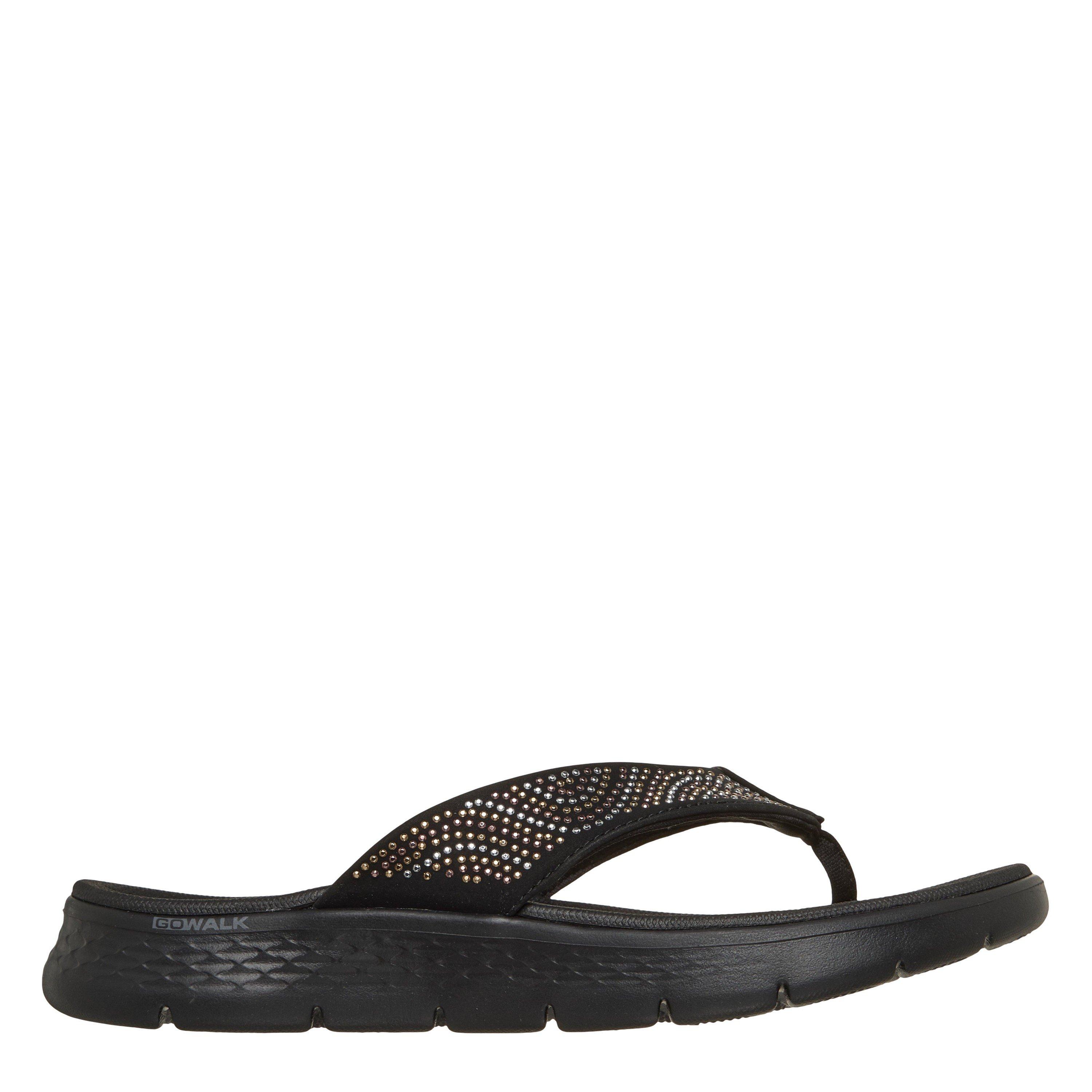 Black - Skechers - Women's Flip Flops - 1