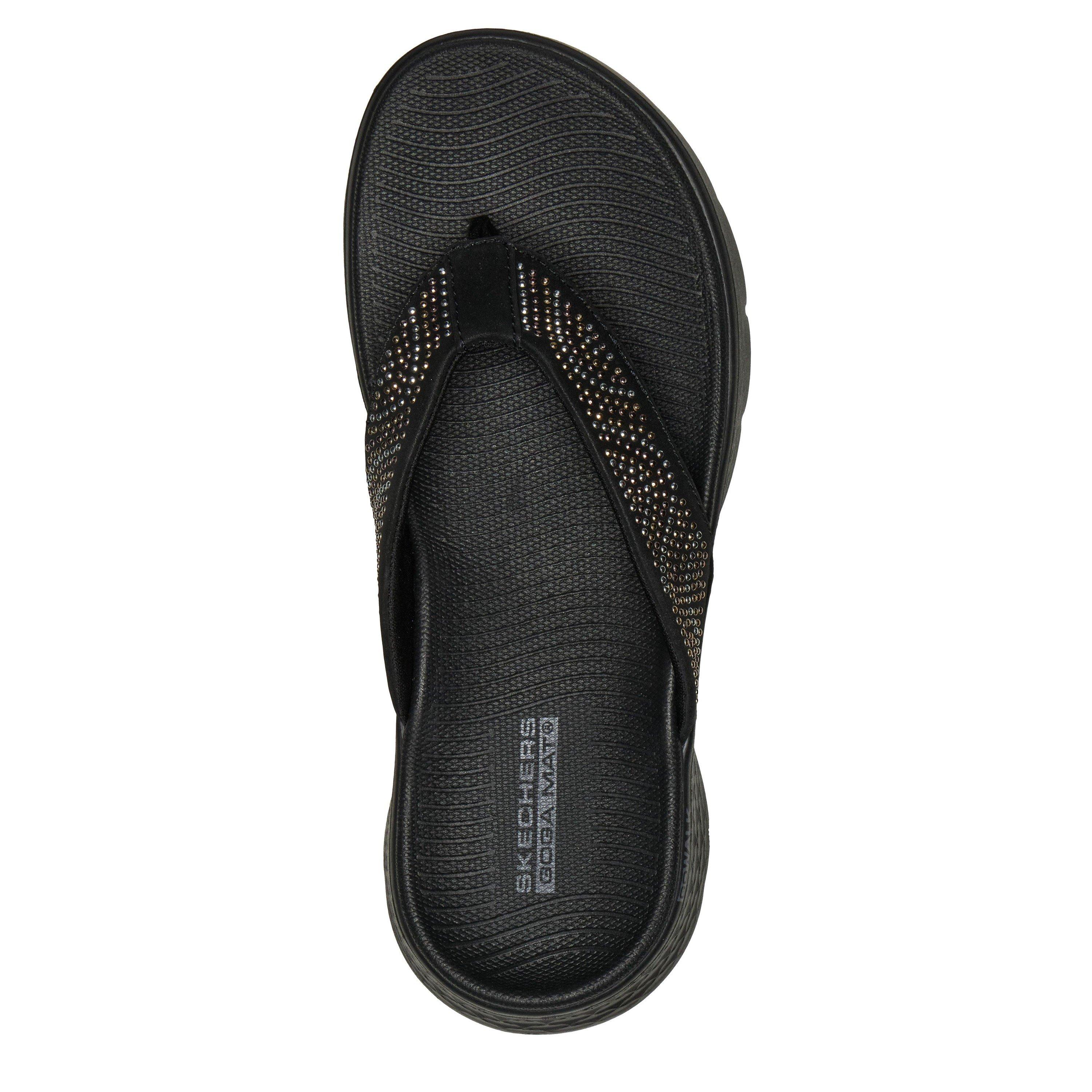 Black - Skechers - Women's Flip Flops - 5