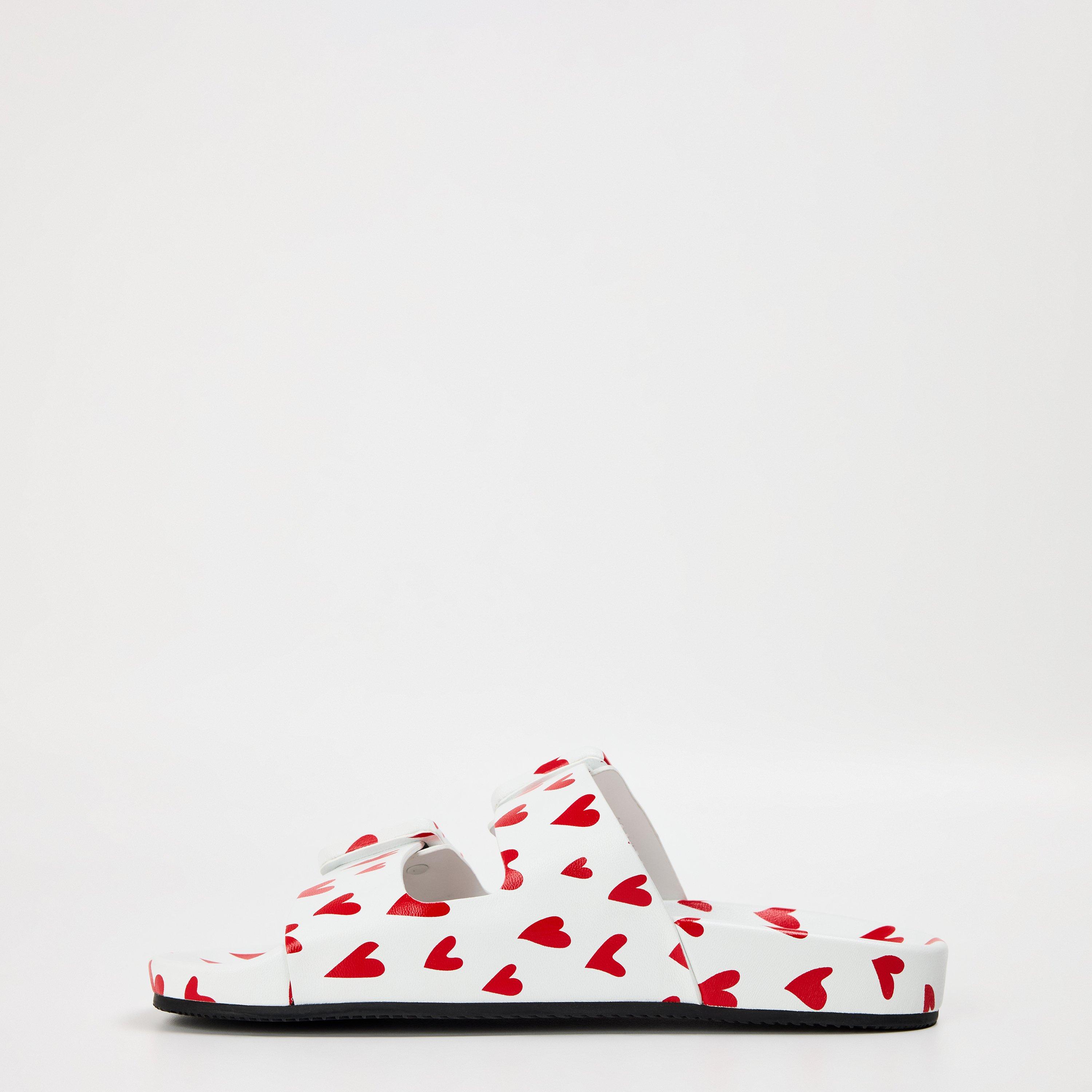 White/Red - Balenciaga - Women's Pool Shoes - 2