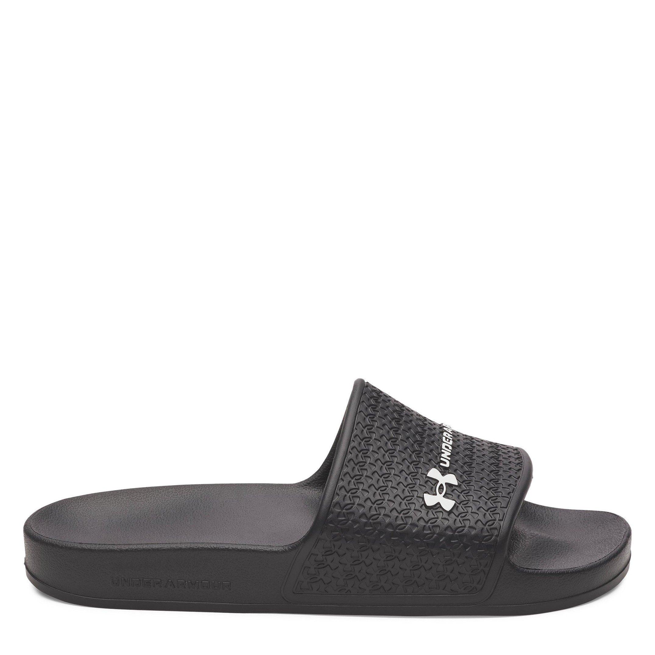 Black/White - Under Armour - Women's Pool Sliders - 1