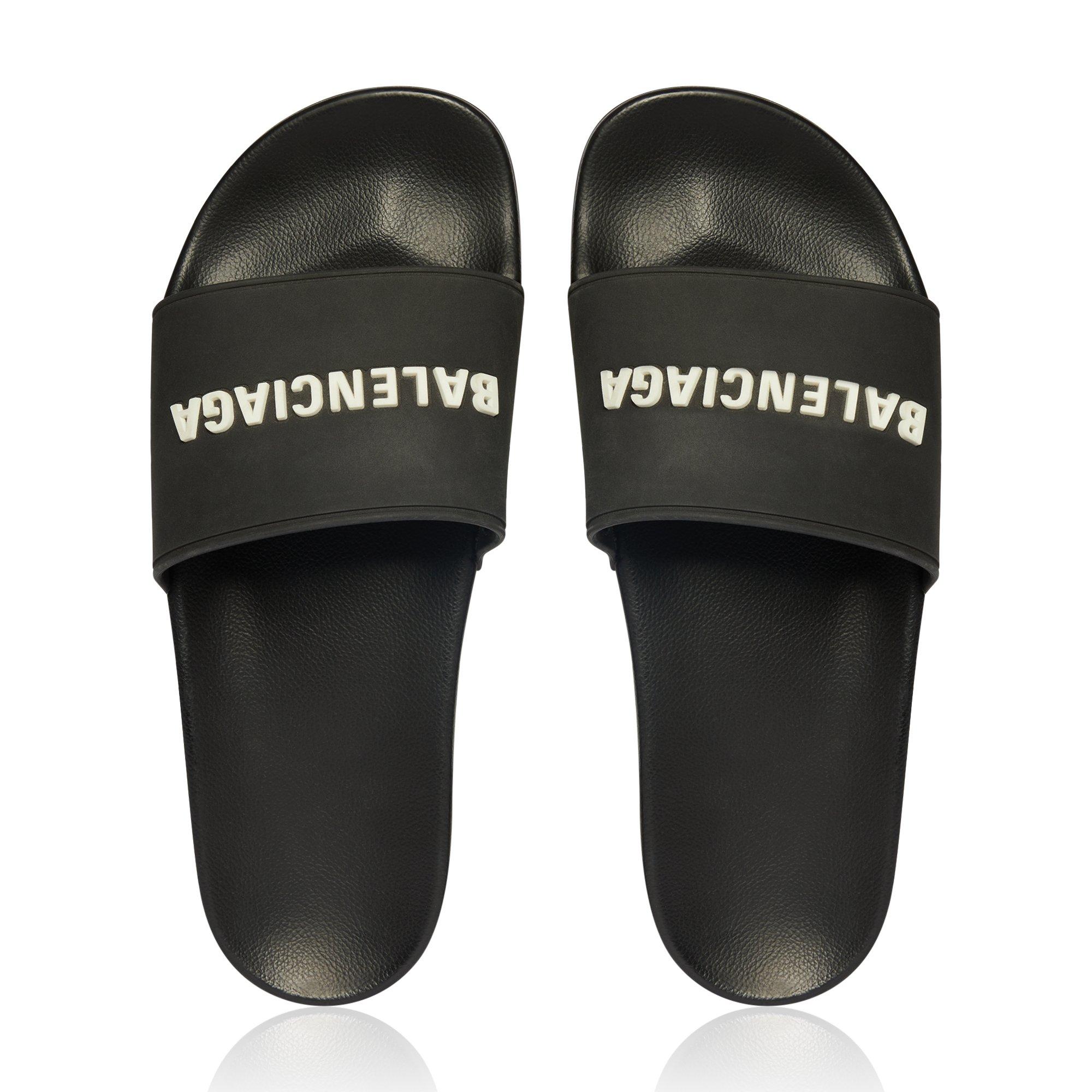 Balenciaga | Logo Sliders | Pool Shoes | Cruise Fashion