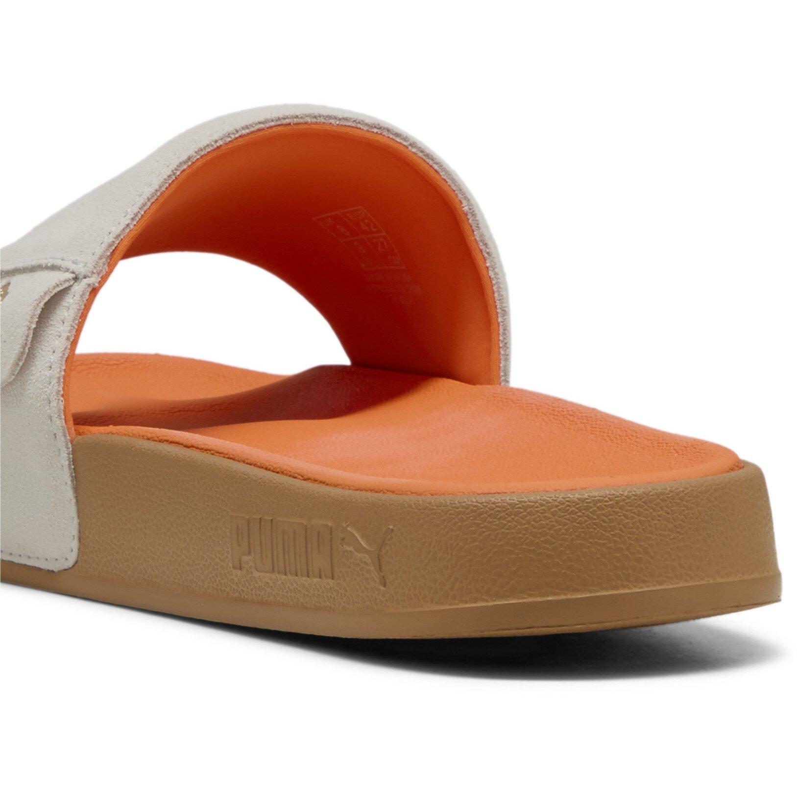 Warm White/Gold - Puma - Leadcat 2.0 Palermo Foil Adults Slide Sandals - 5