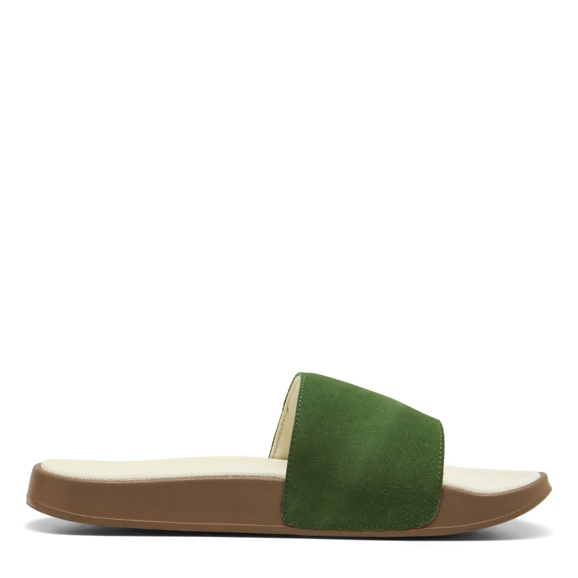 Green/Cream-Gum - Puma - PUMA Leadcat 2.0 Palermo Foil Adults Slide Sandals - 4