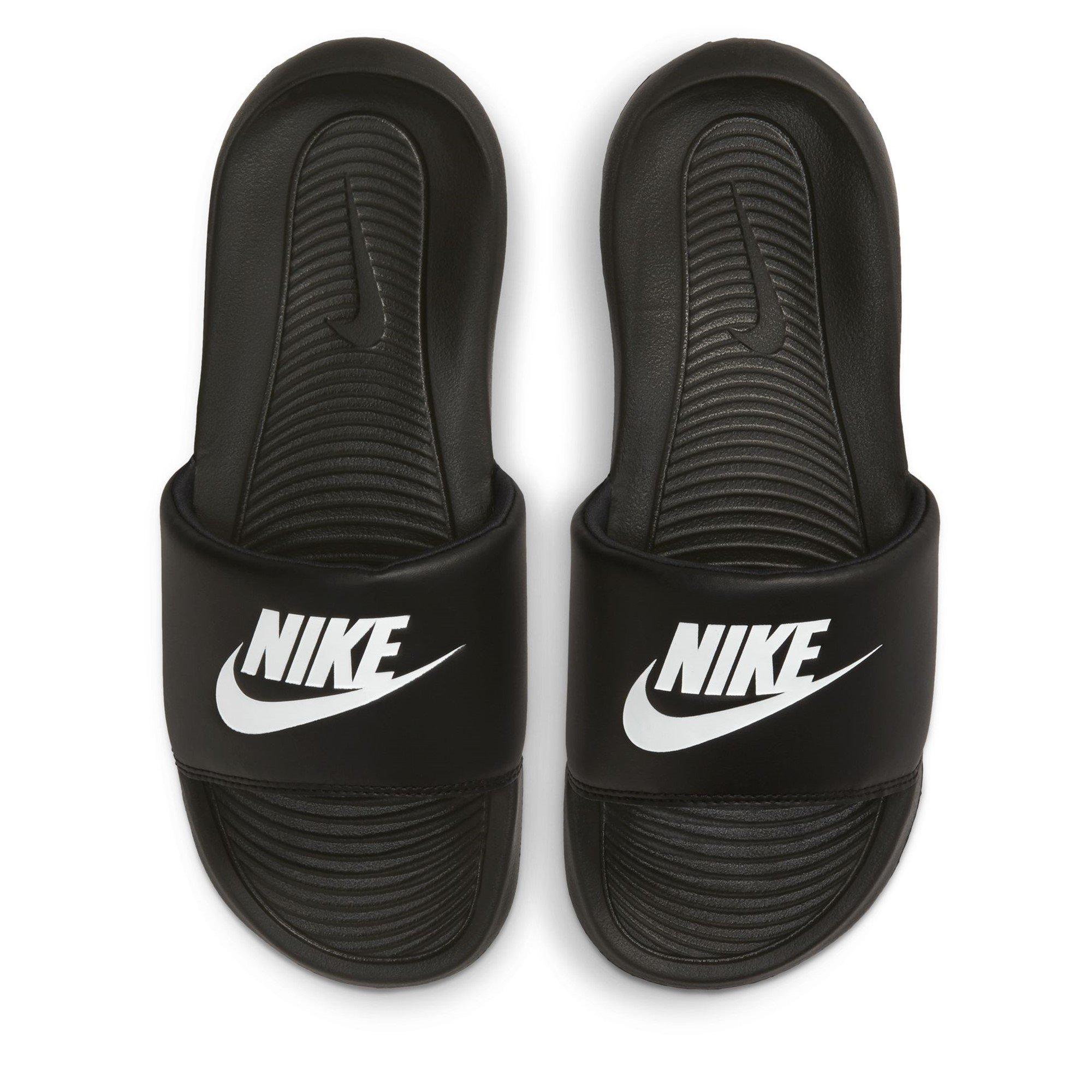 Blk/Wht/Blk - Nike - Victori One Womens Slide Sandals - 3