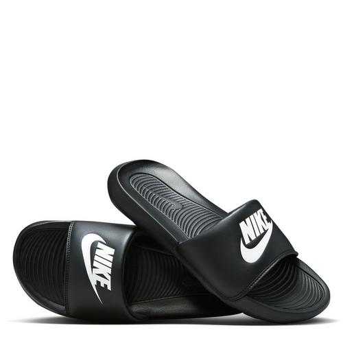 Blk/Wht/Blk - Nike - Victori One Womens Slide Sandals - 5