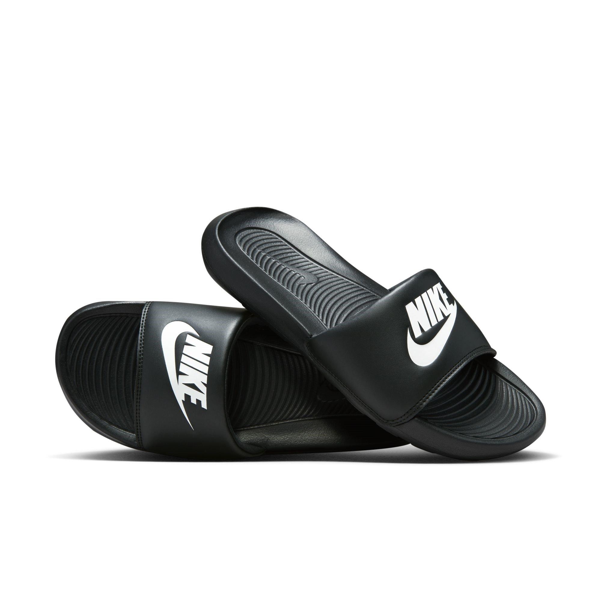 Blk/Wht/Blk - Nike - Victori One Womens Slide Sandals - 7