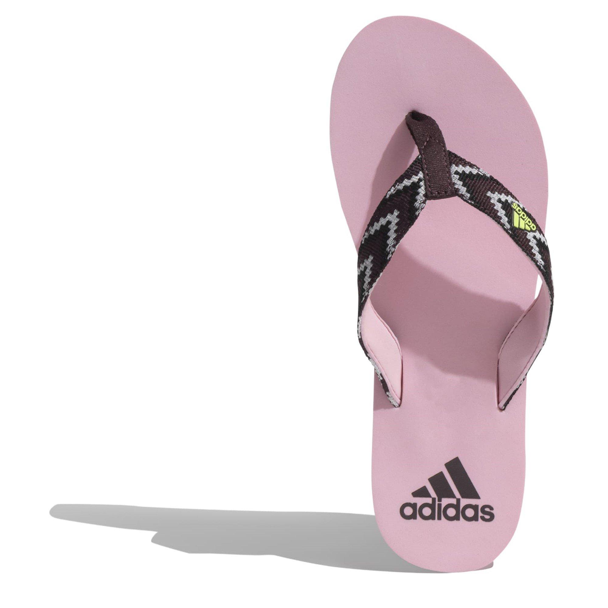 Ruby/Pink/Lemon - adidas - Flip Flops Womens - 5