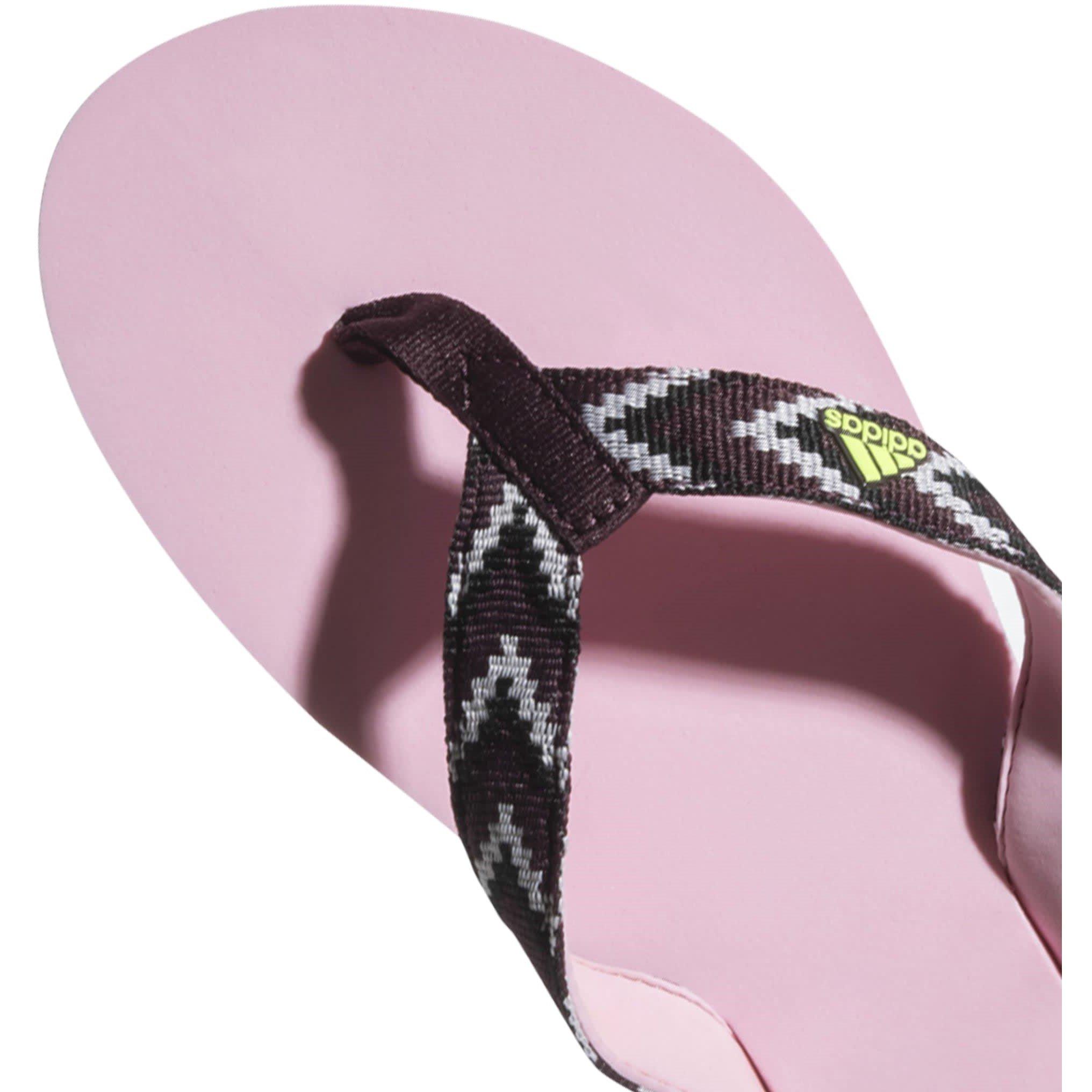 Ruby/Pink/Lemon - adidas - Flip Flops Womens - 7