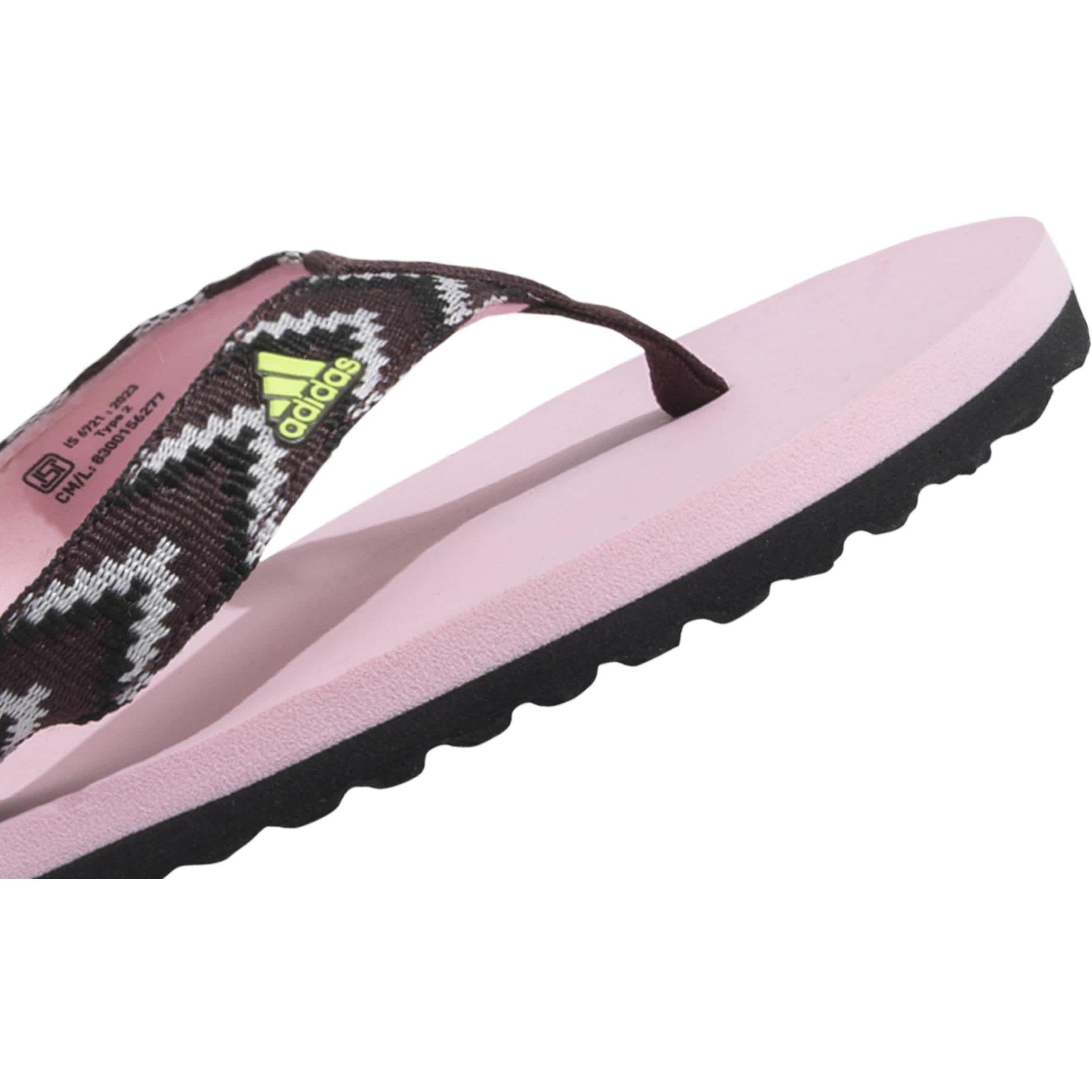 Ruby/Pink/Lemon - adidas - Flip Flops Womens - 8