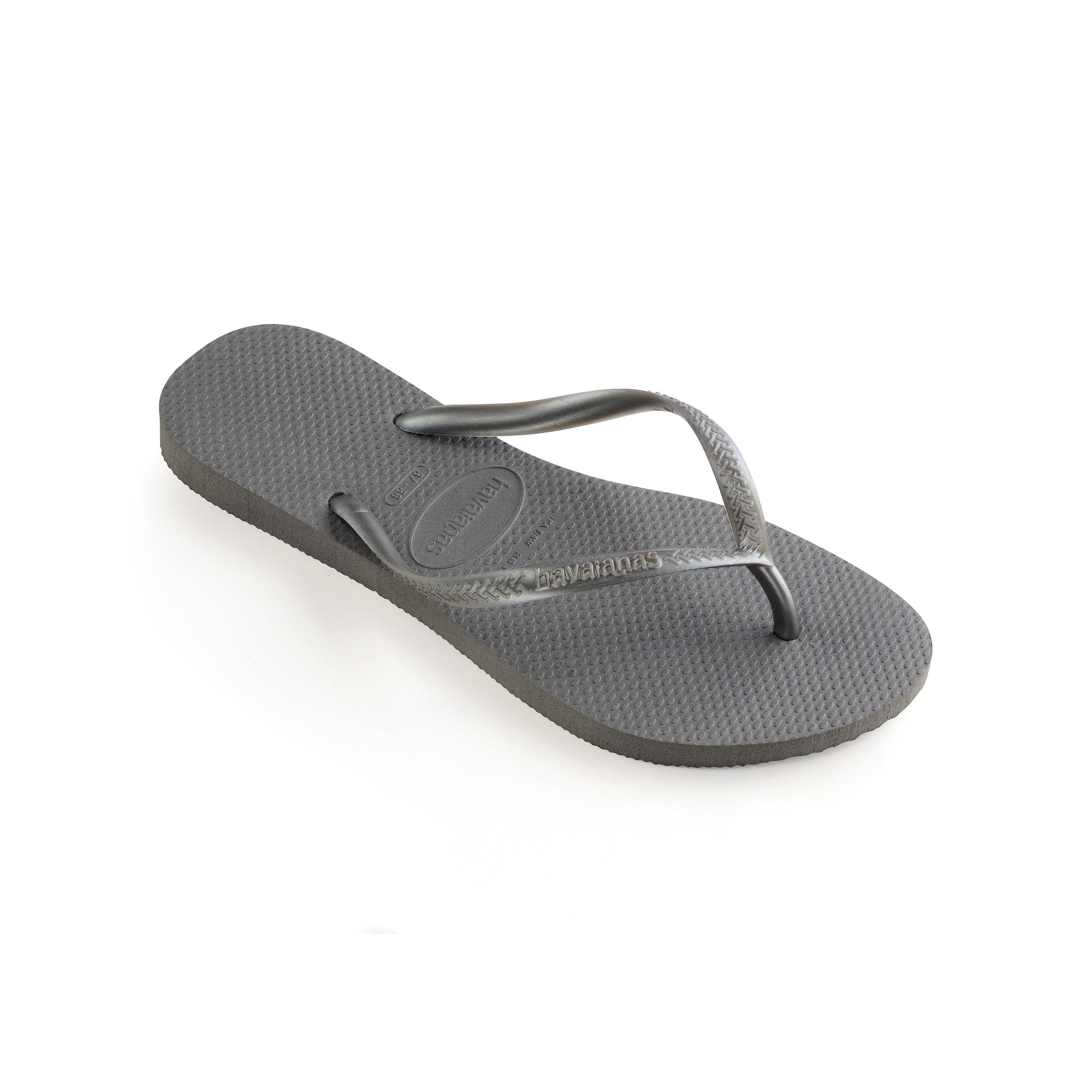 Steel Grey - Havaianas - Slim Flip Flops - 2