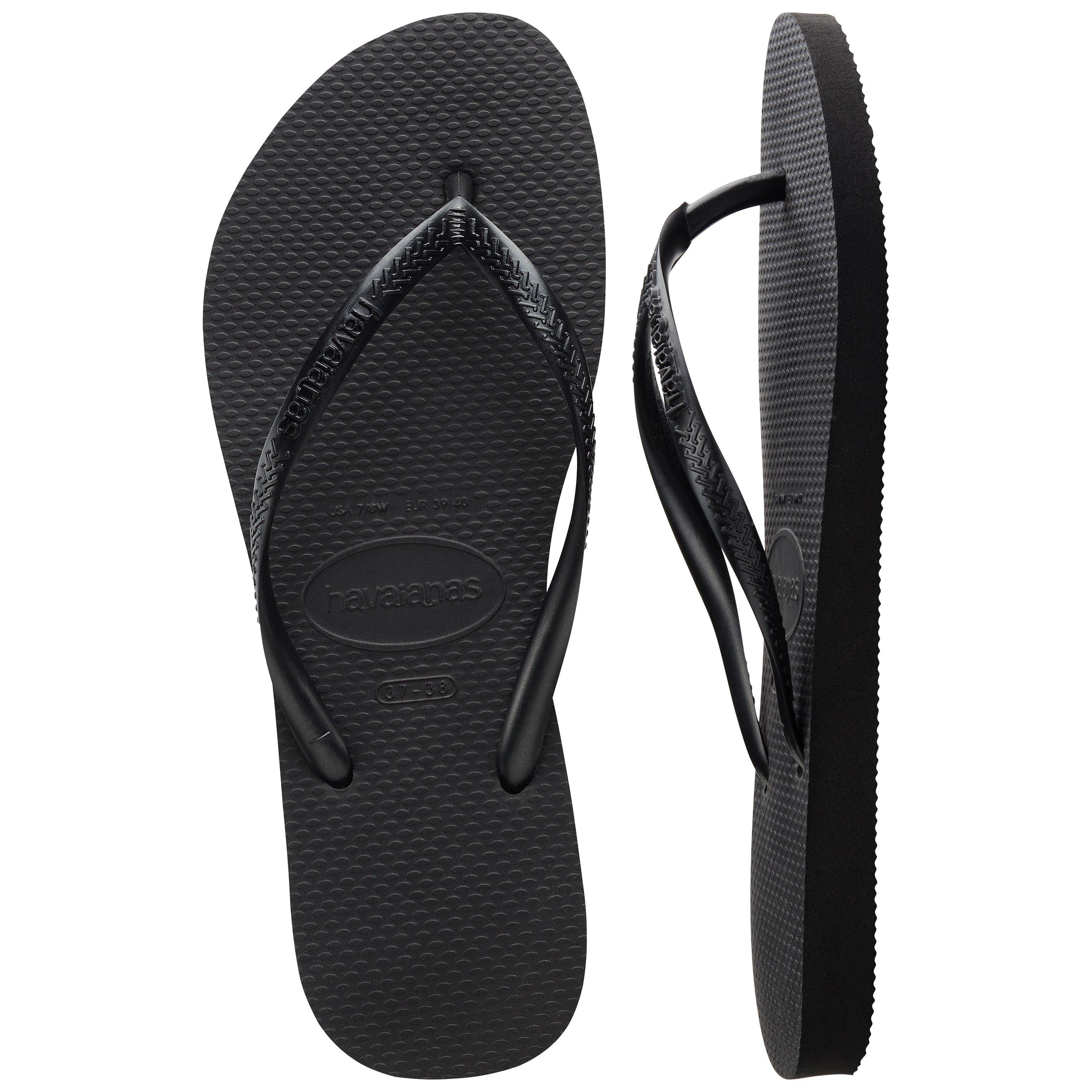 Preto - Havaianas - Slim Flip Flops - 5