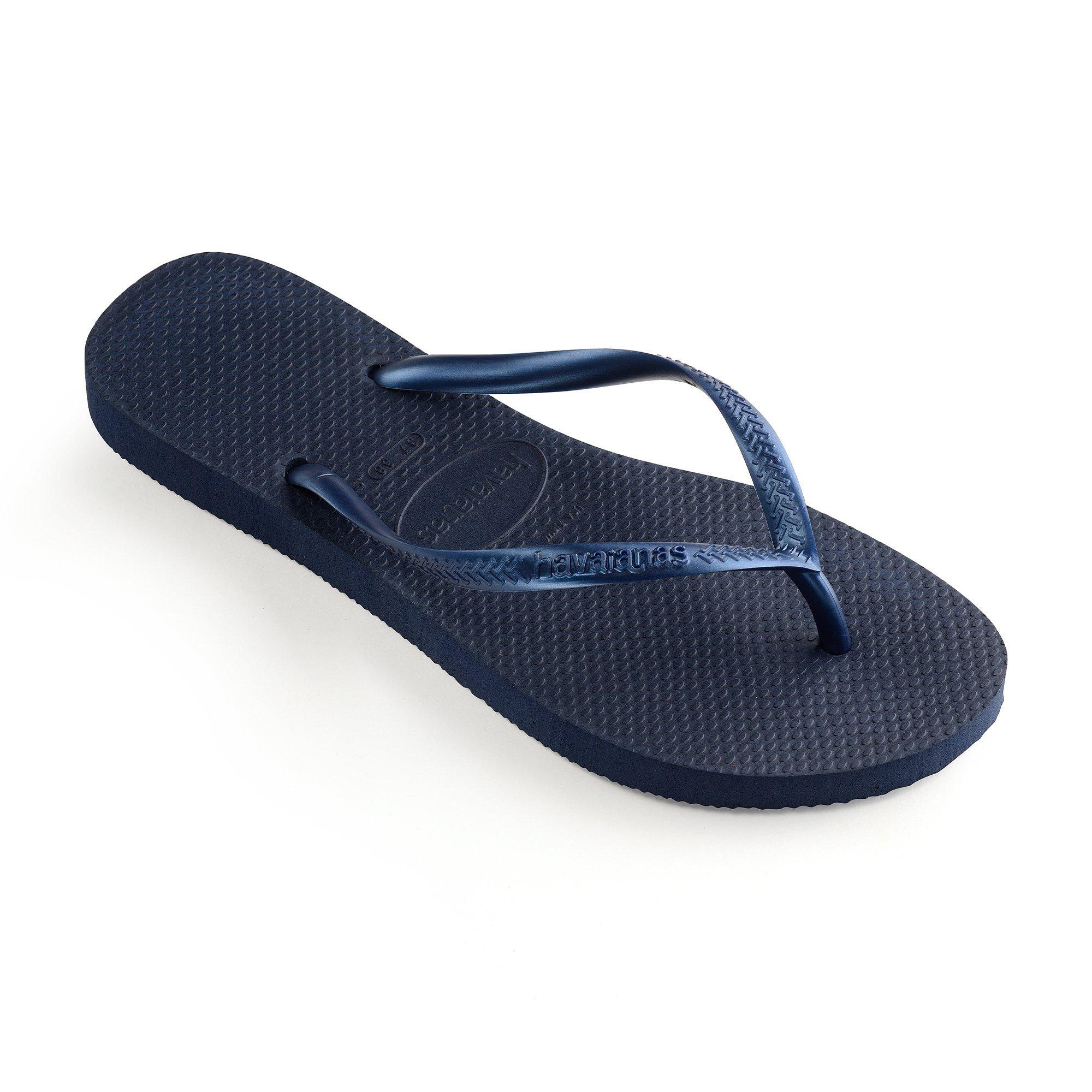 Navy - Havaianas - Slim Flip Flops - 2