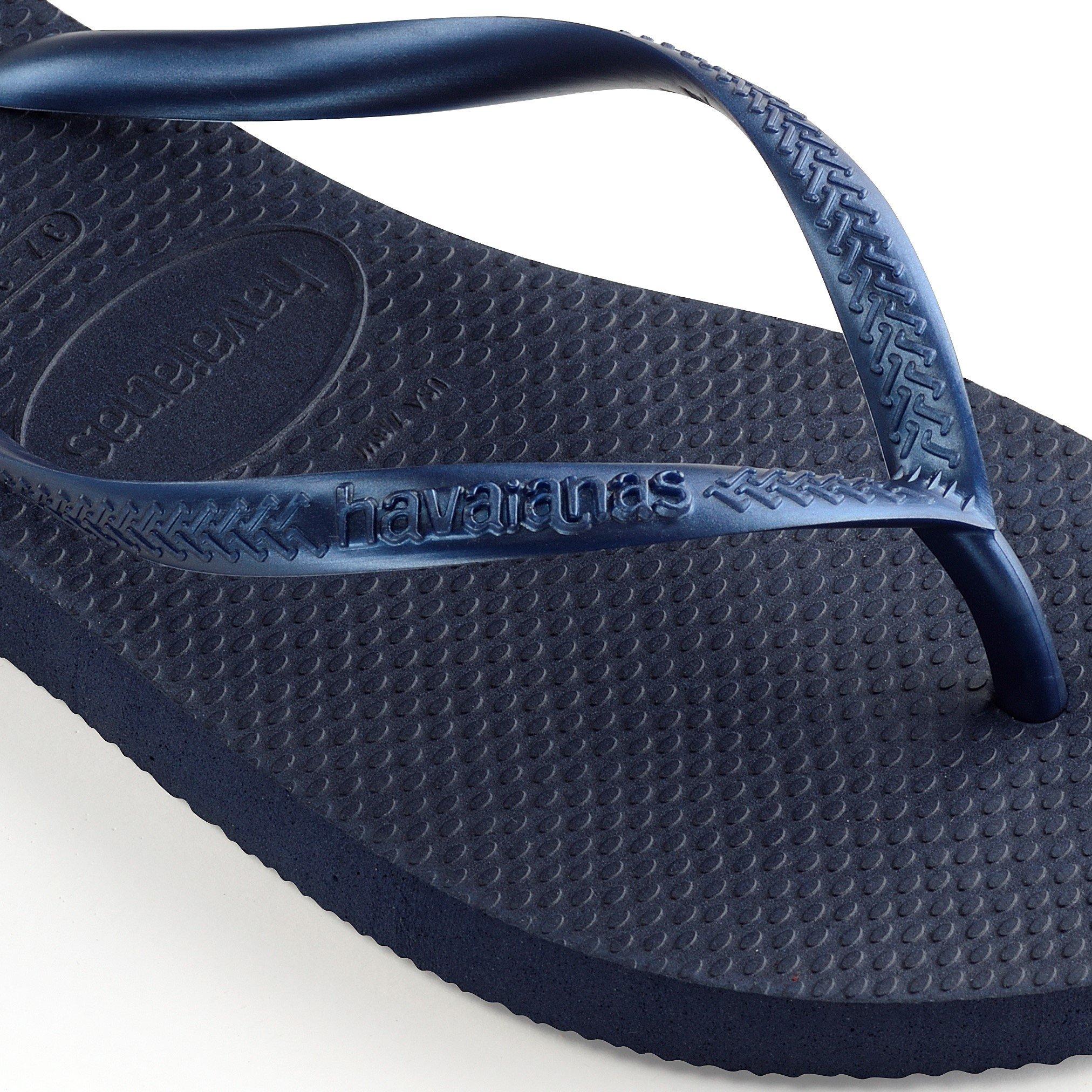 Navy - Havaianas - Slim Flip Flops - 4