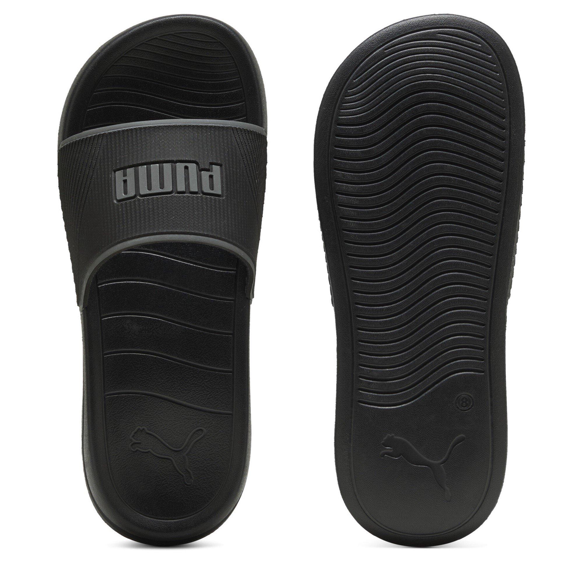Black/Dark Gray - Puma - Women's Pool Sliders - 2