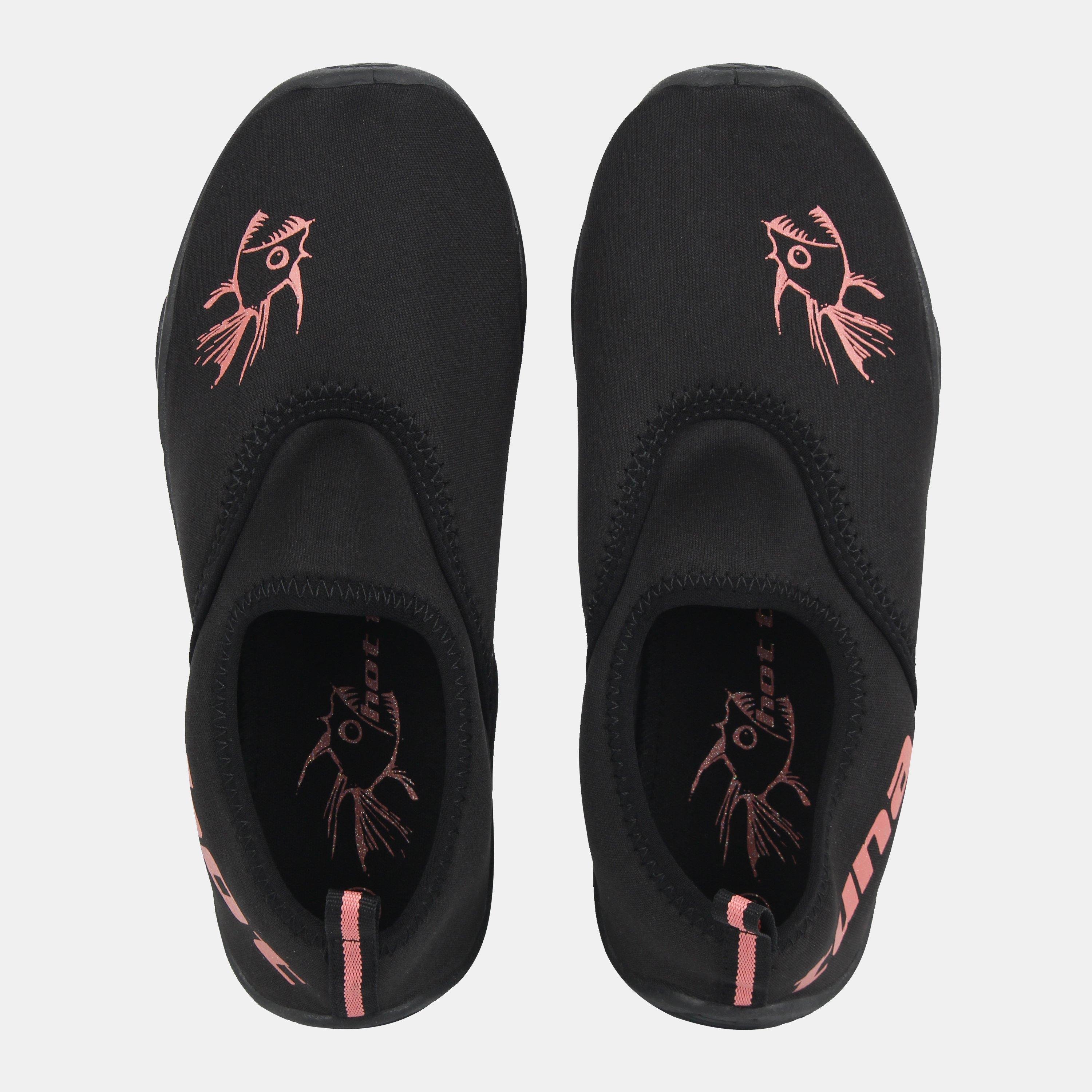 Black/Rose Gold - Hot Tuna - Water Shoes Womens - 4
