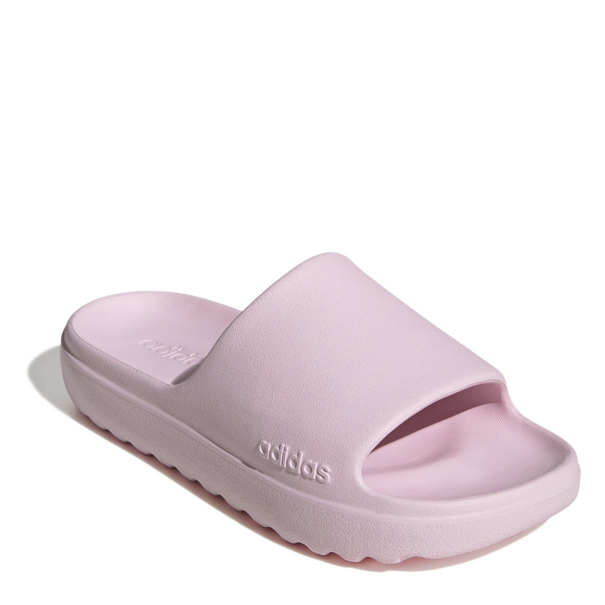 Clear Pink - adidas - Adilette Lumia Womens Slide Sandals - 3