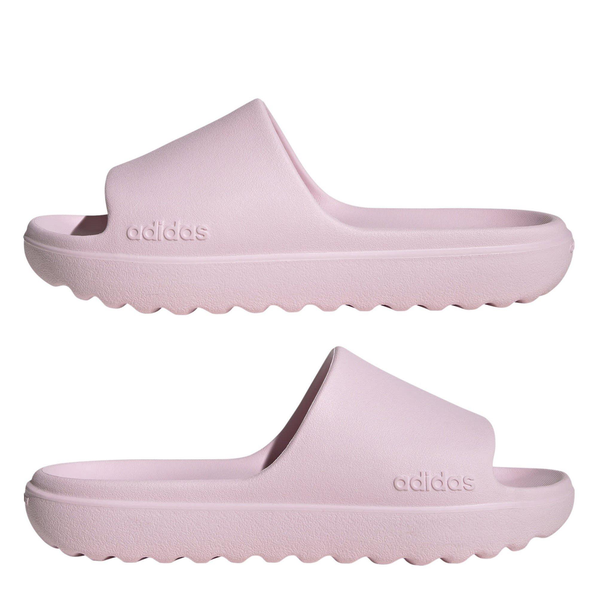 Clear Pink - adidas - Adilette Lumia Womens Slide Sandals - 9