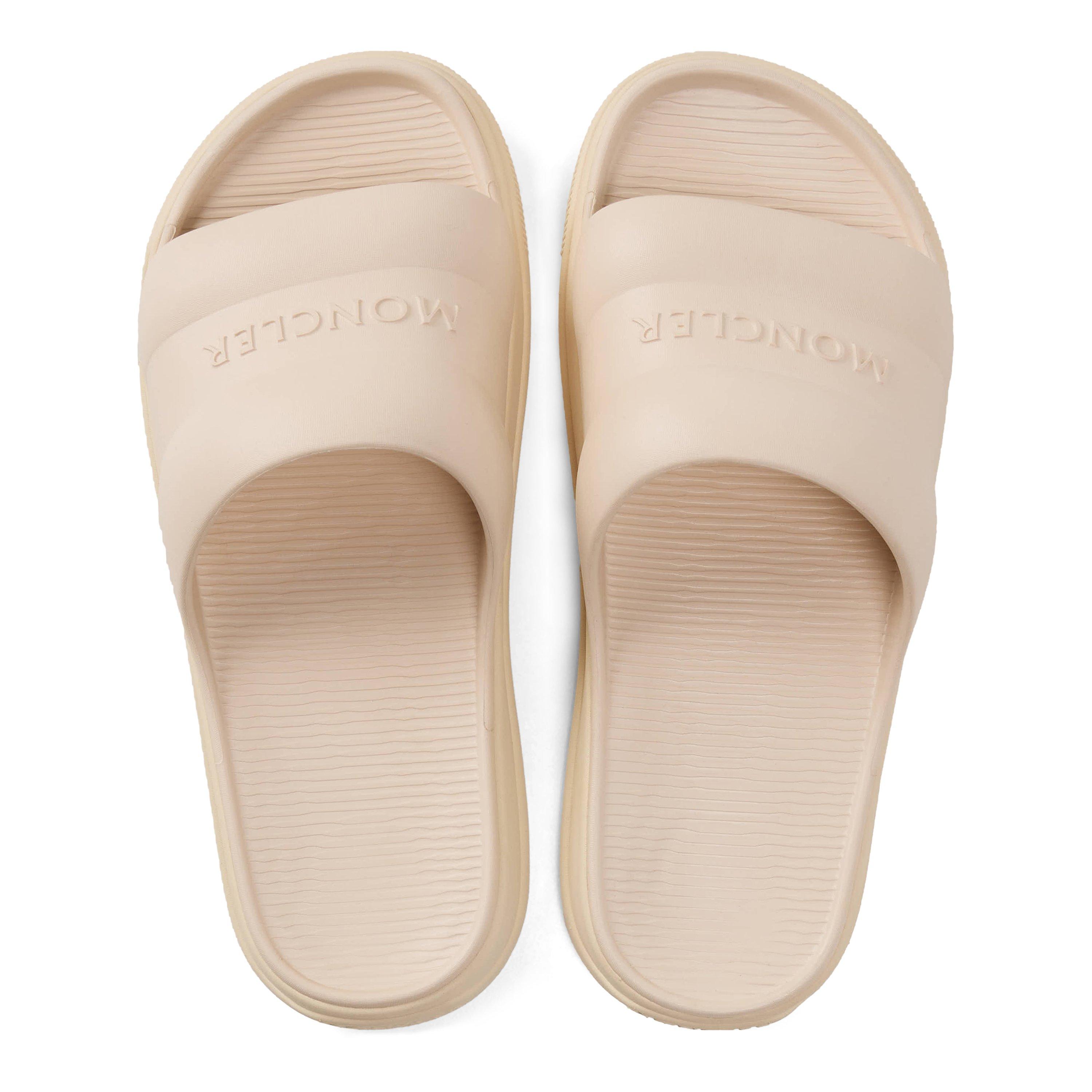 Light Beige 21I - Moncler - Women's Pool Sliders - 4