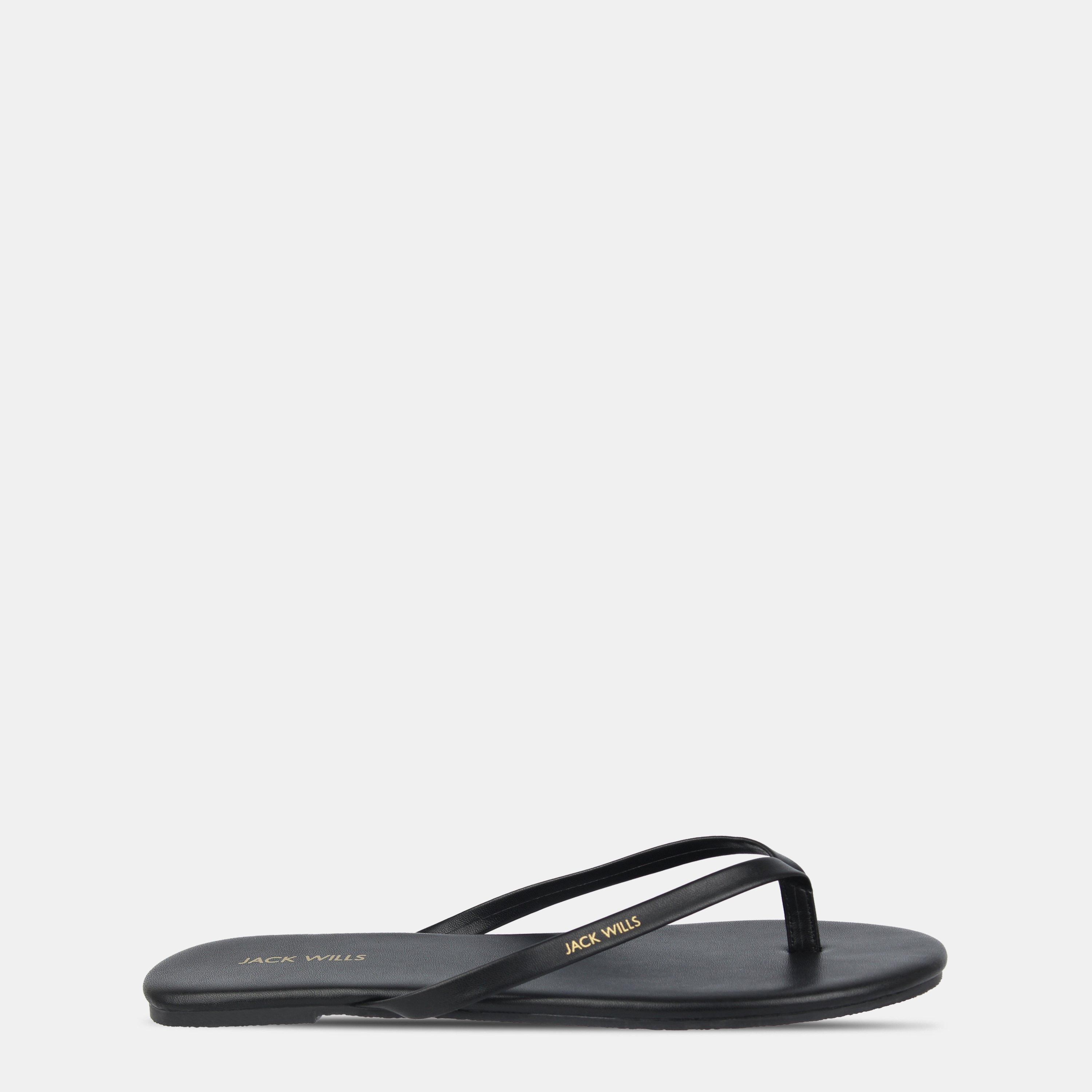 Black - Jack Wills - Jack Wills Flip Flops Womens - 1