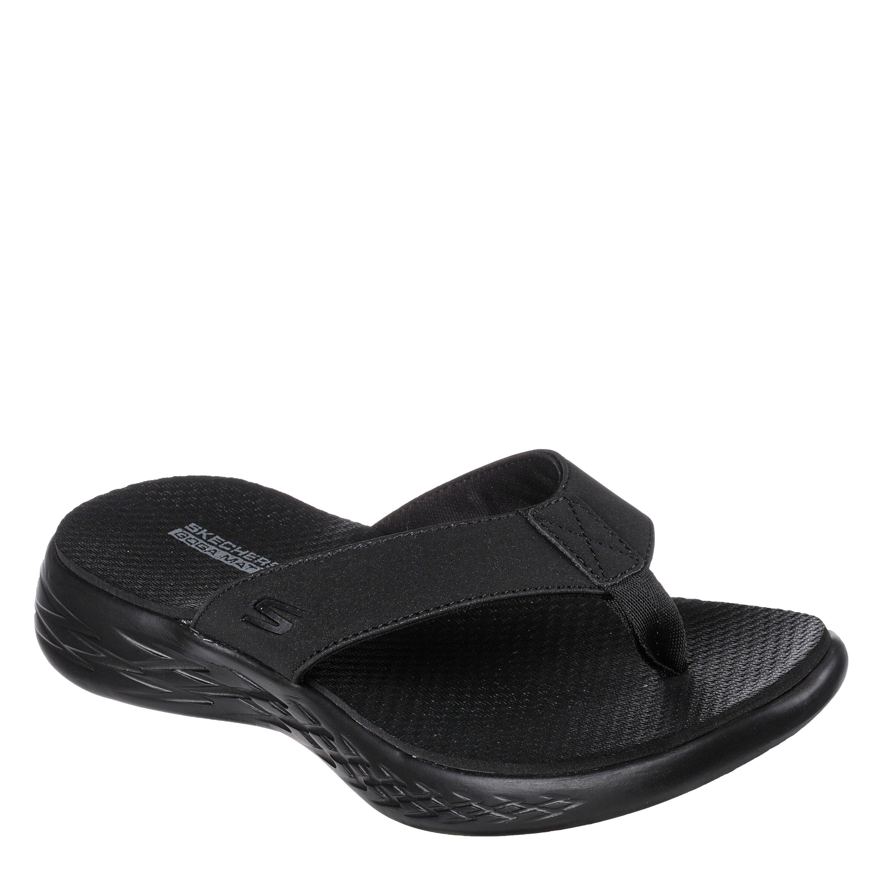 Zwart - Skechers - On The Go Vacay Womens Flip Flops - 4