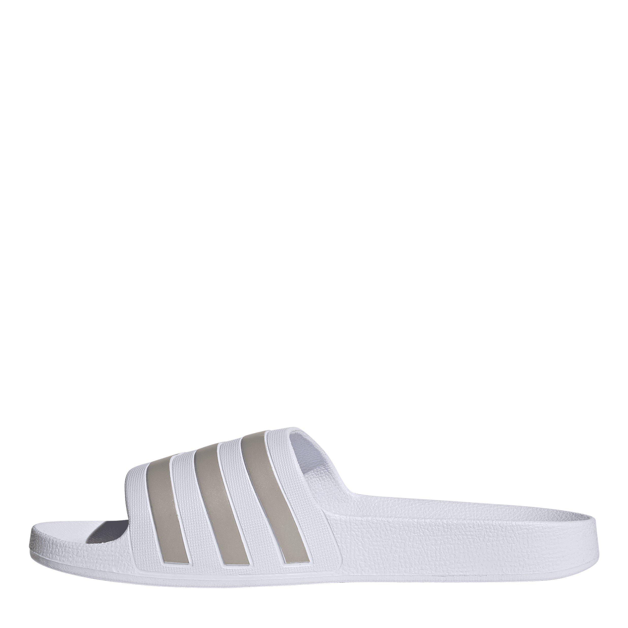 Hvid/Metallic - adidas - adidas Adilette Aqua Slide Womens - 2