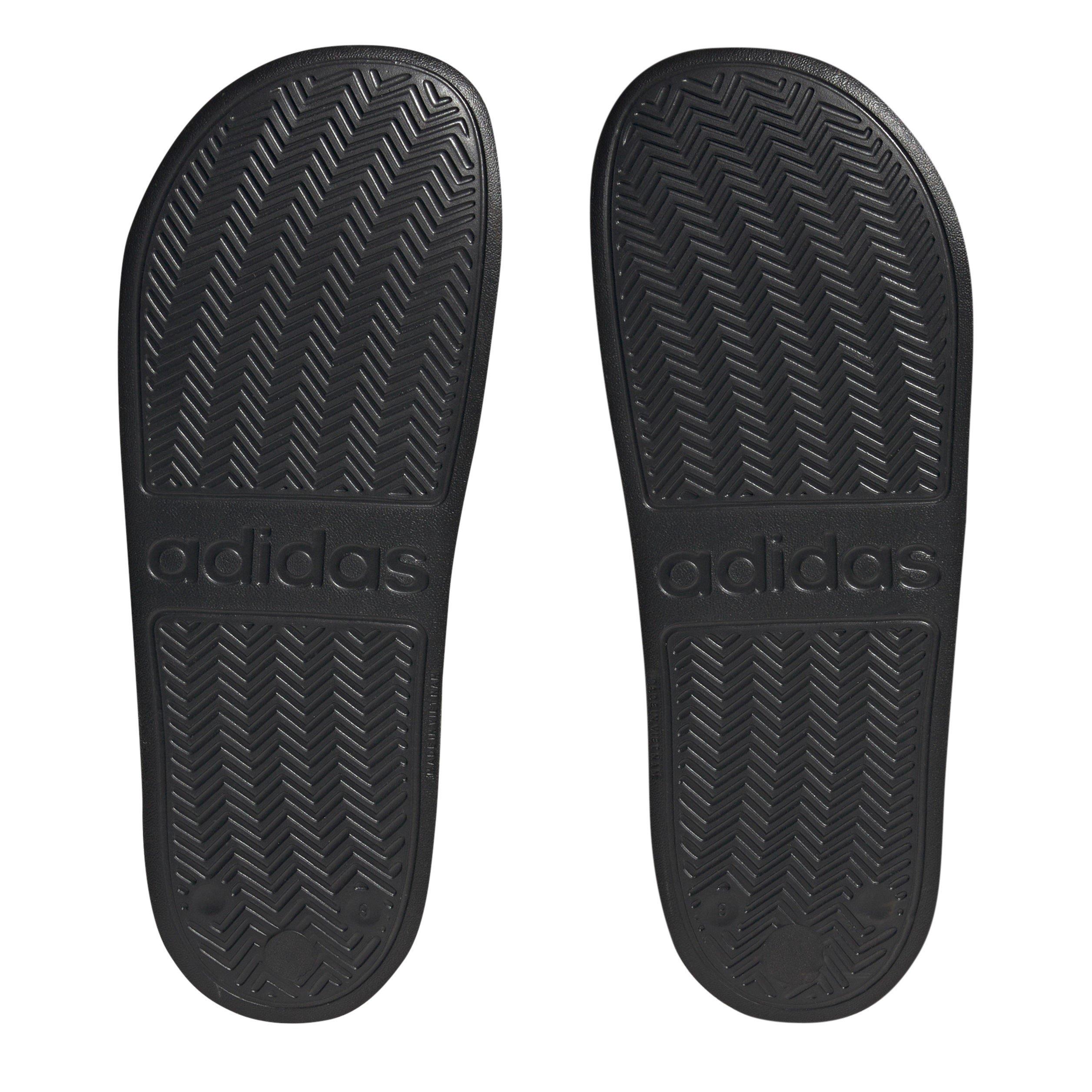 Wht/Core black - adidas - Adilette Shower Womens Slide Sandals - 6