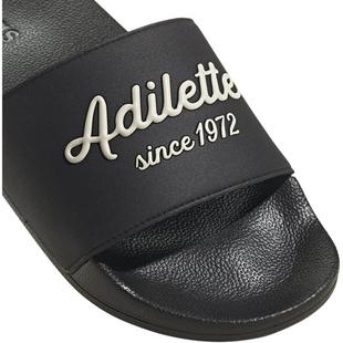CBlk/WonWht - adidas - Adilette Shower Womens Slide Sandals - 7
