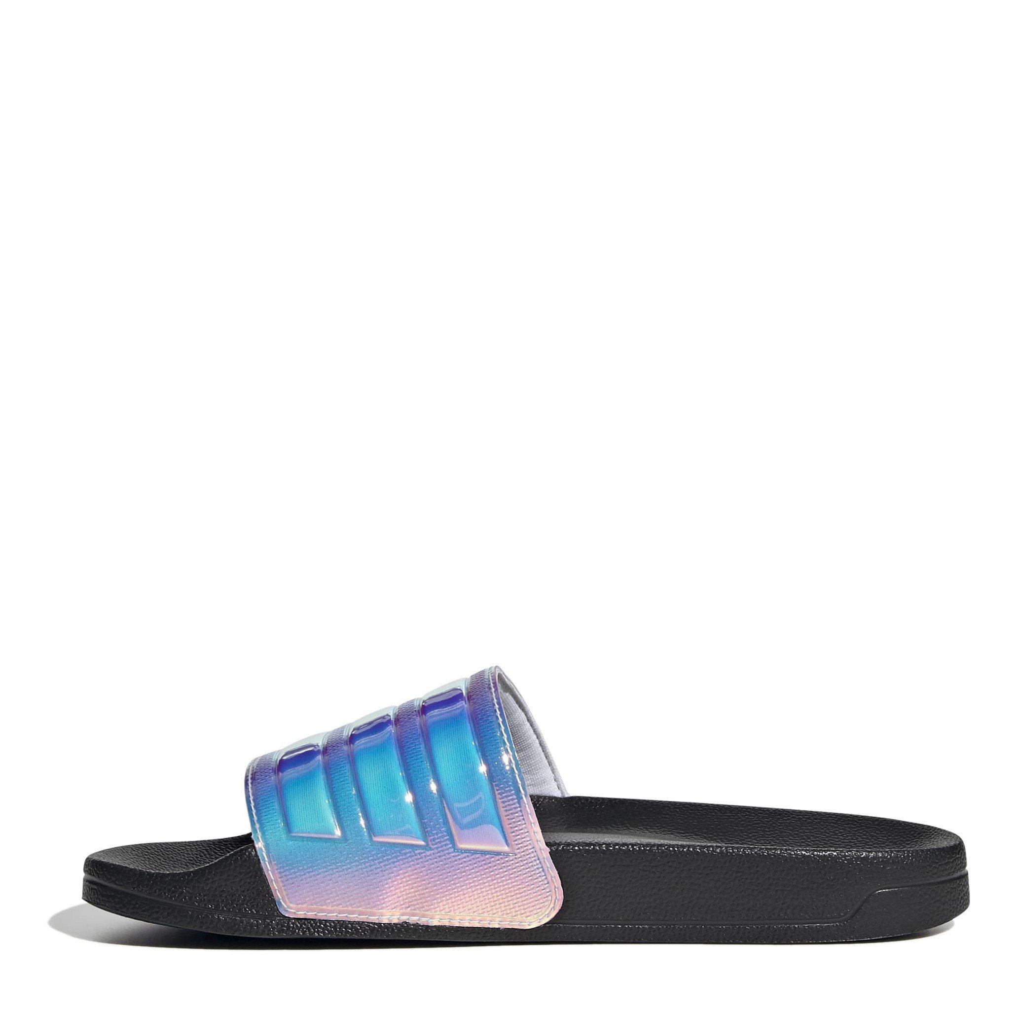 Blk/Iridescent - adidas - adidas Adilette Shower Womens Slide Sandals - 2