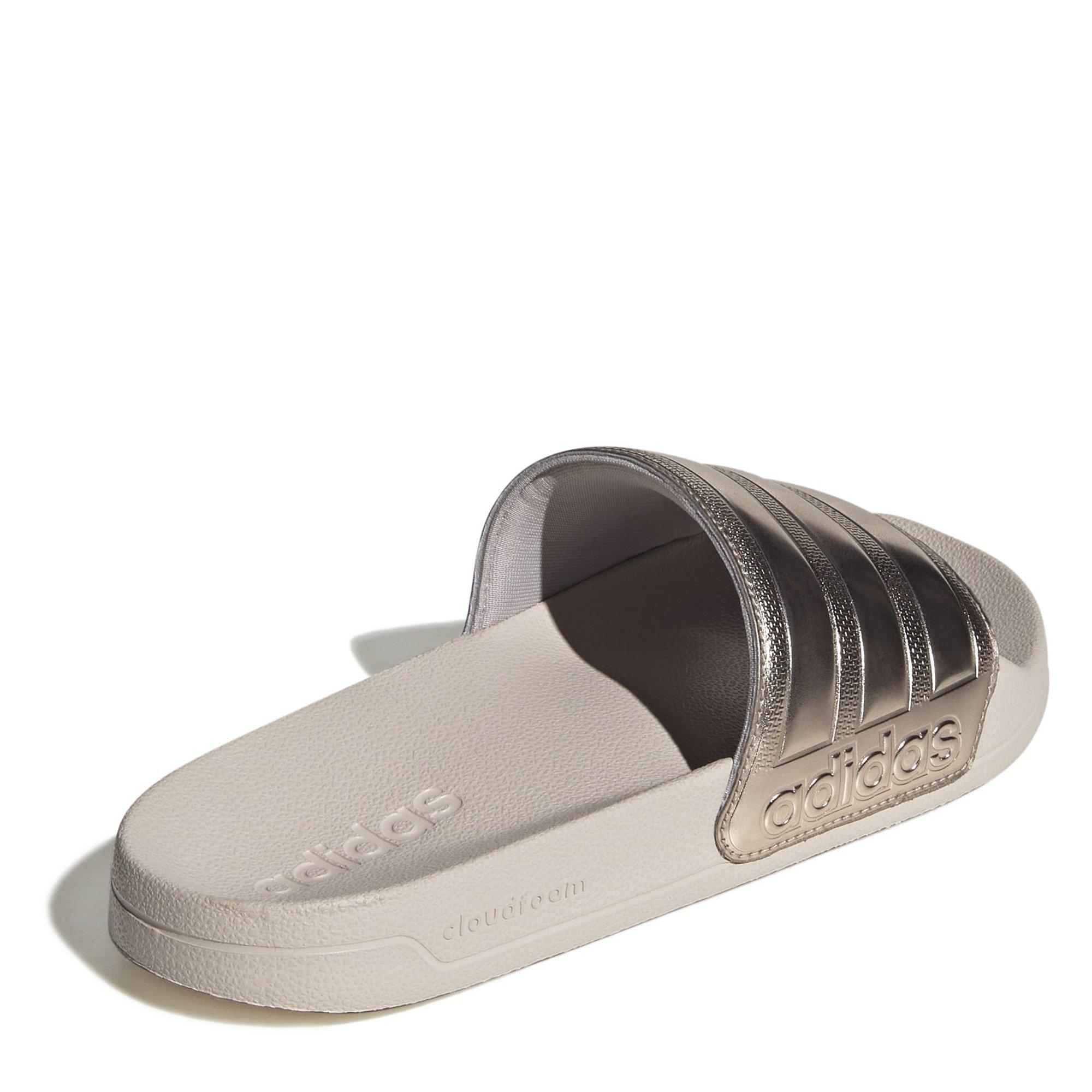 Champagne/Mauve - adidas - Adilette Shower Womens Slide Sandals - 4