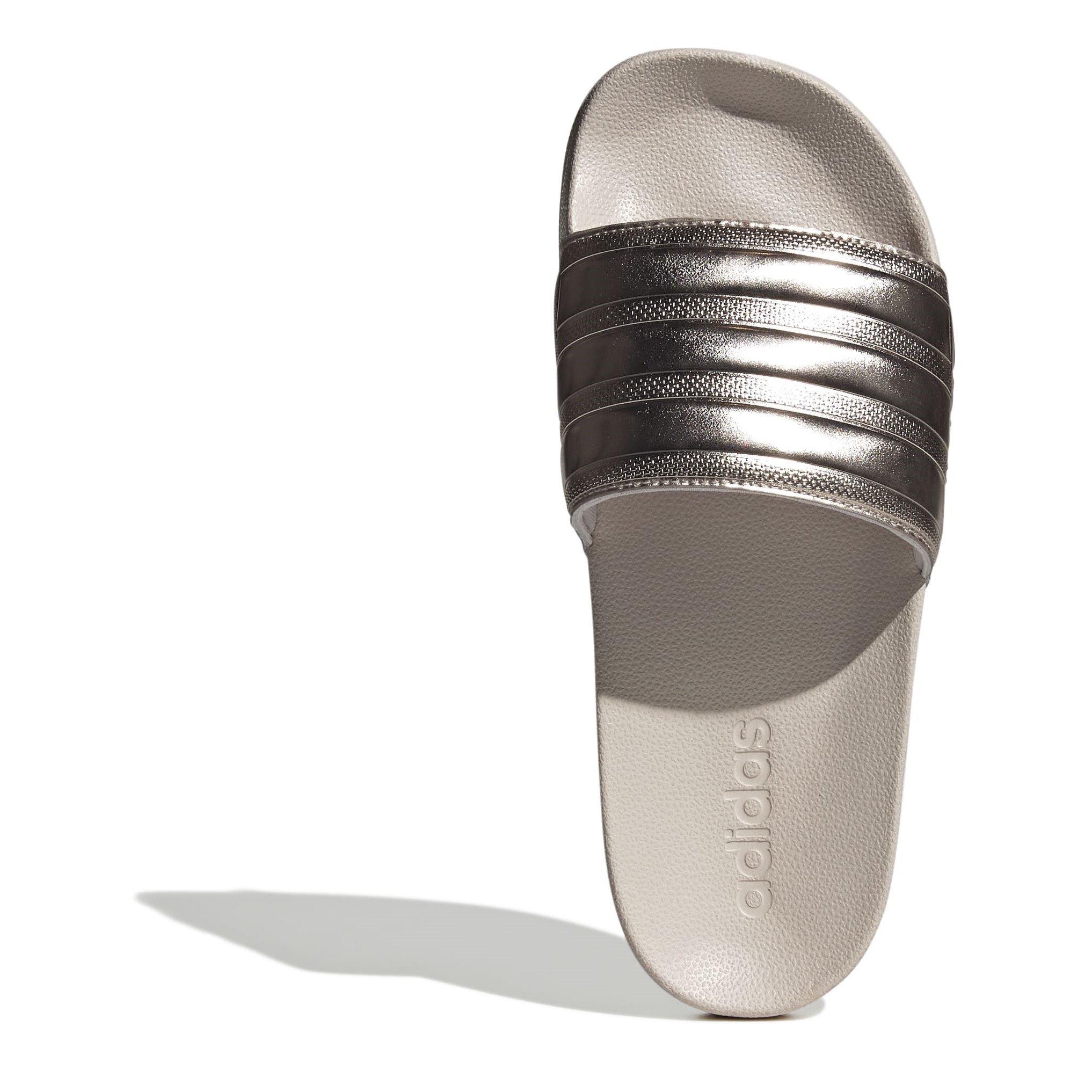 Champagne/Mauve - adidas - Adilette Shower Womens Slide Sandals - 5