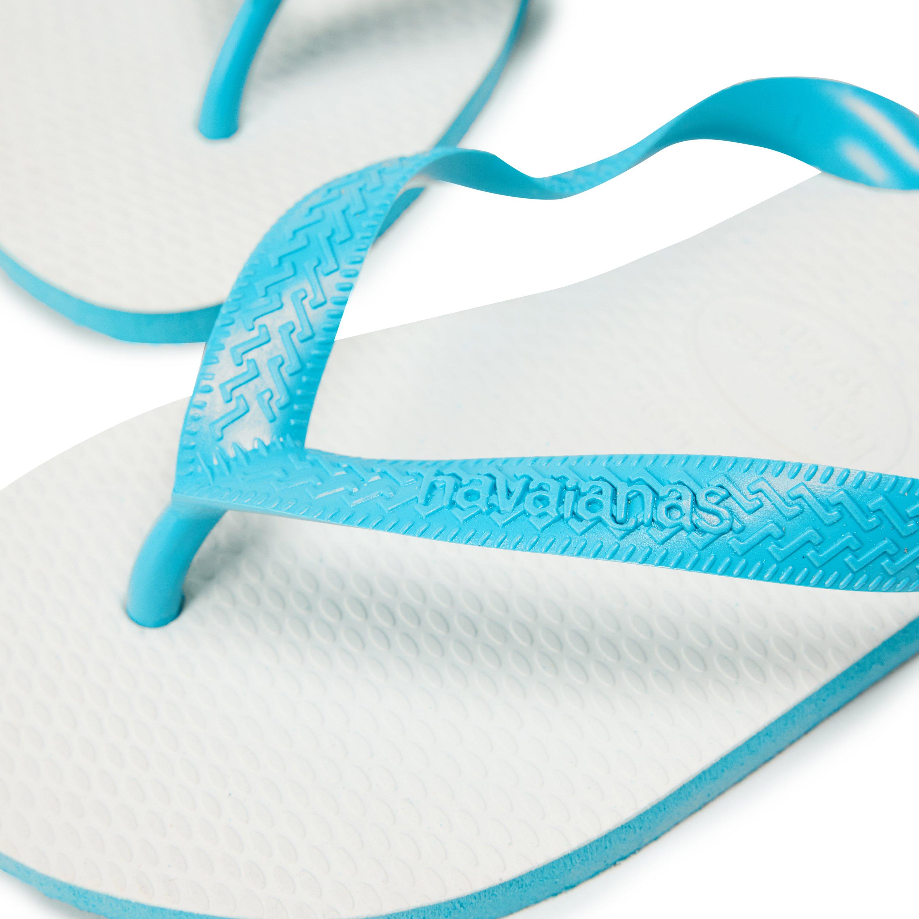 Azul Blue - Havaianas - Hav. Tradicional Blue 39/40 Flip Flops Womens - 3
