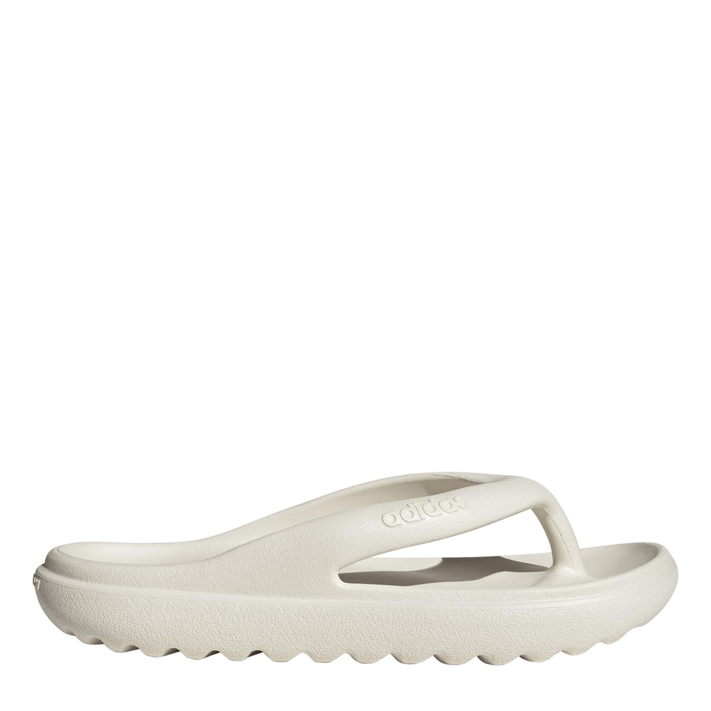 Adidas Women's Adilumia Flip Pool Sliders - Off White - 8 (42)