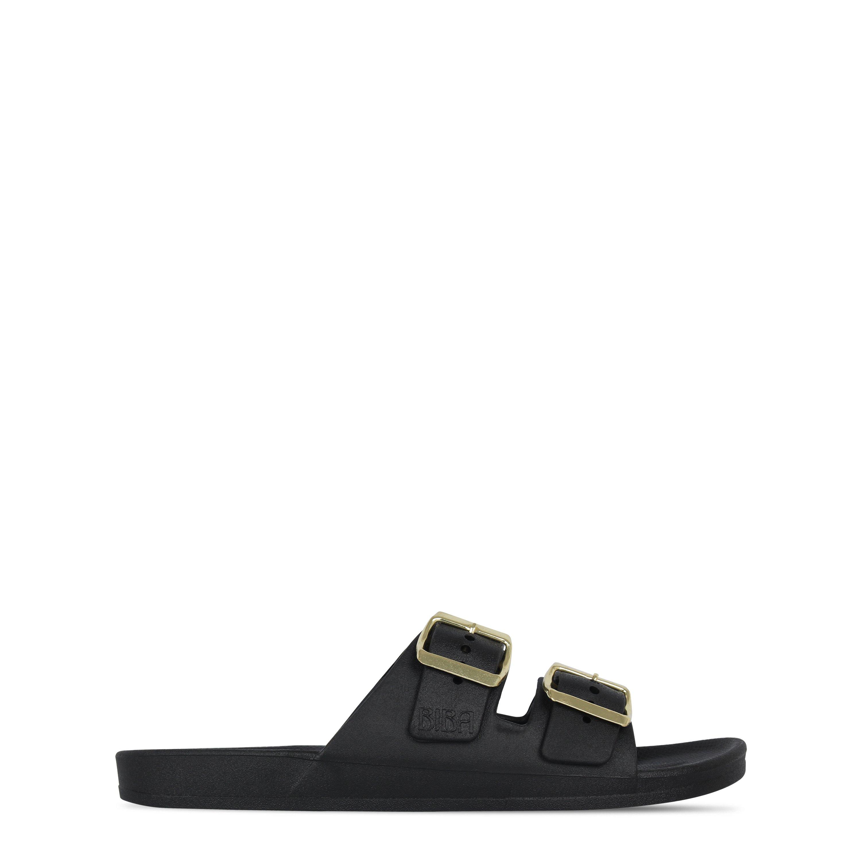 Black - Biba - 2 Strap Slider - 1