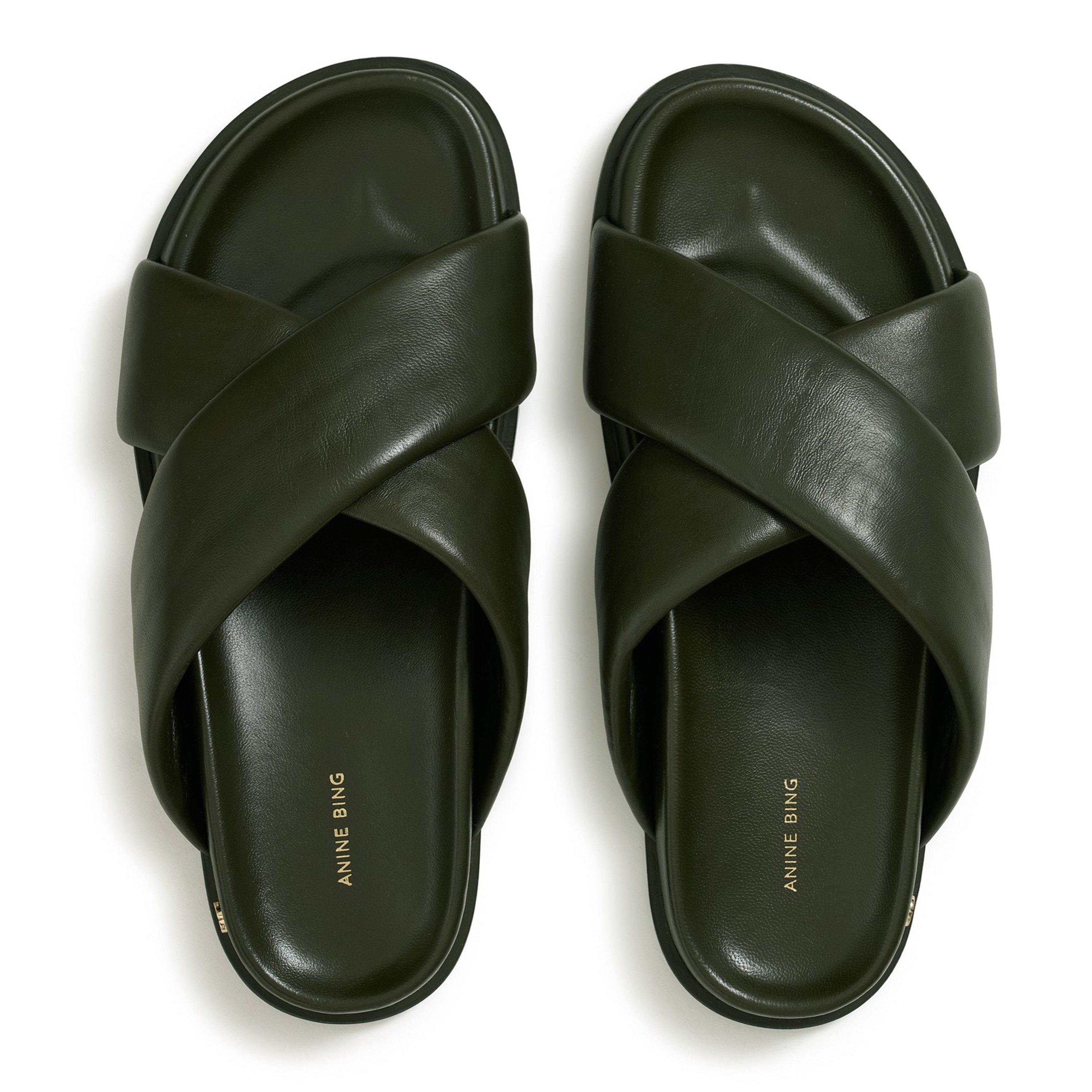 Olive - Anine Bing - Women's Emi Pool Sliders - 6