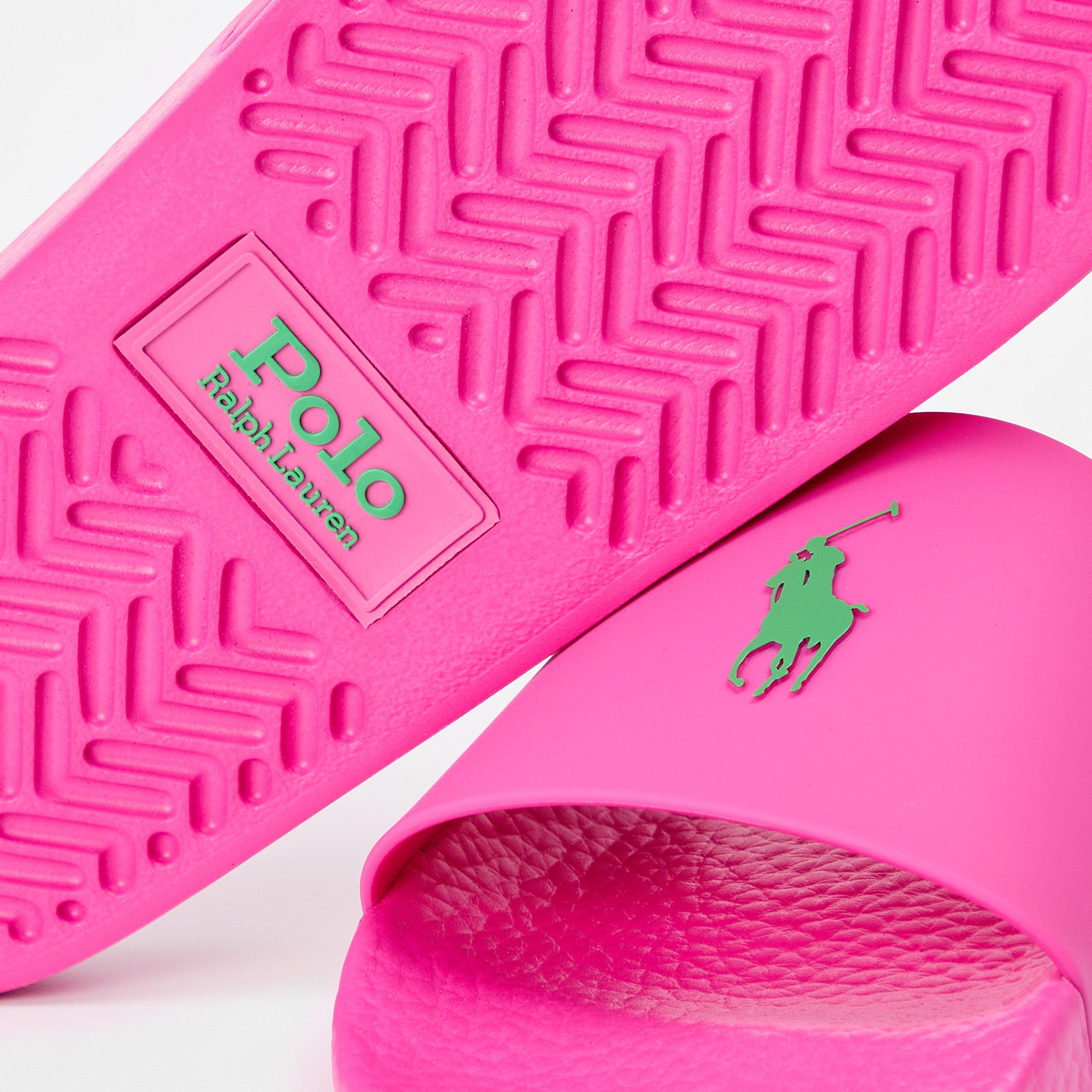 Regatta Pink - Polo Ralph Lauren - Signature Pony Polo Slide - 4