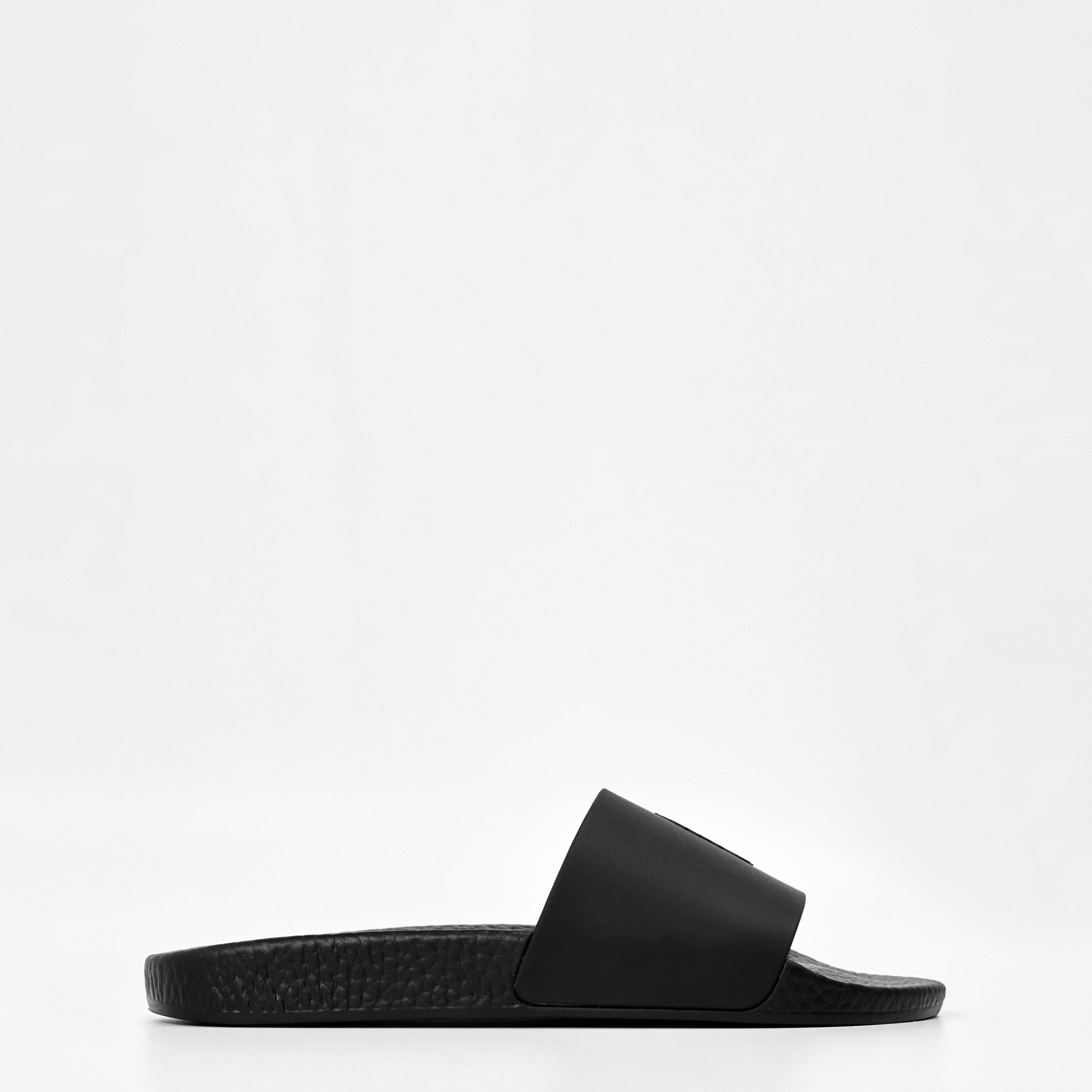 Black/White - Polo Ralph Lauren - Signature Pony Polo Slide - 1