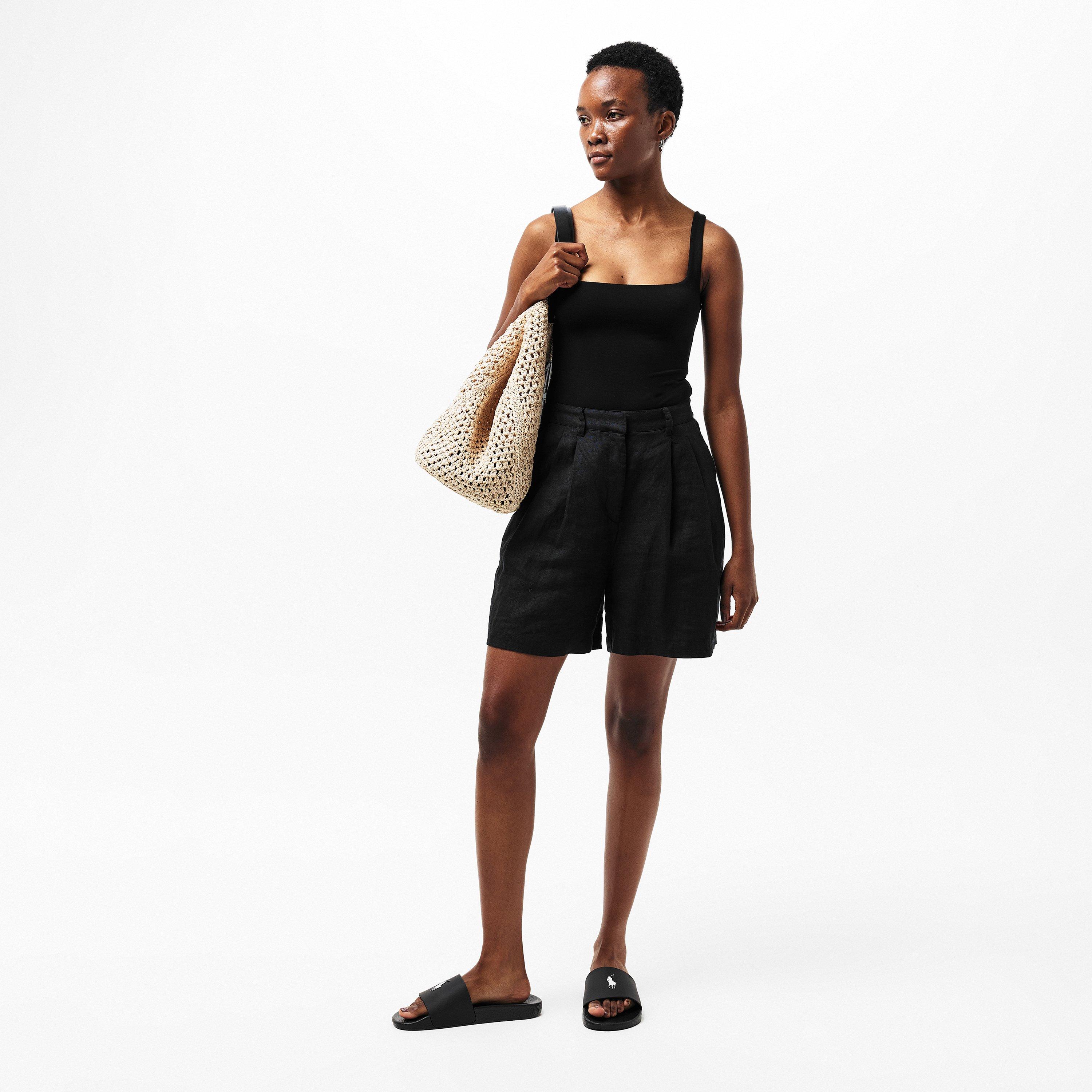 Black/White - Polo Ralph Lauren - Signature Pony Polo Slide - 6