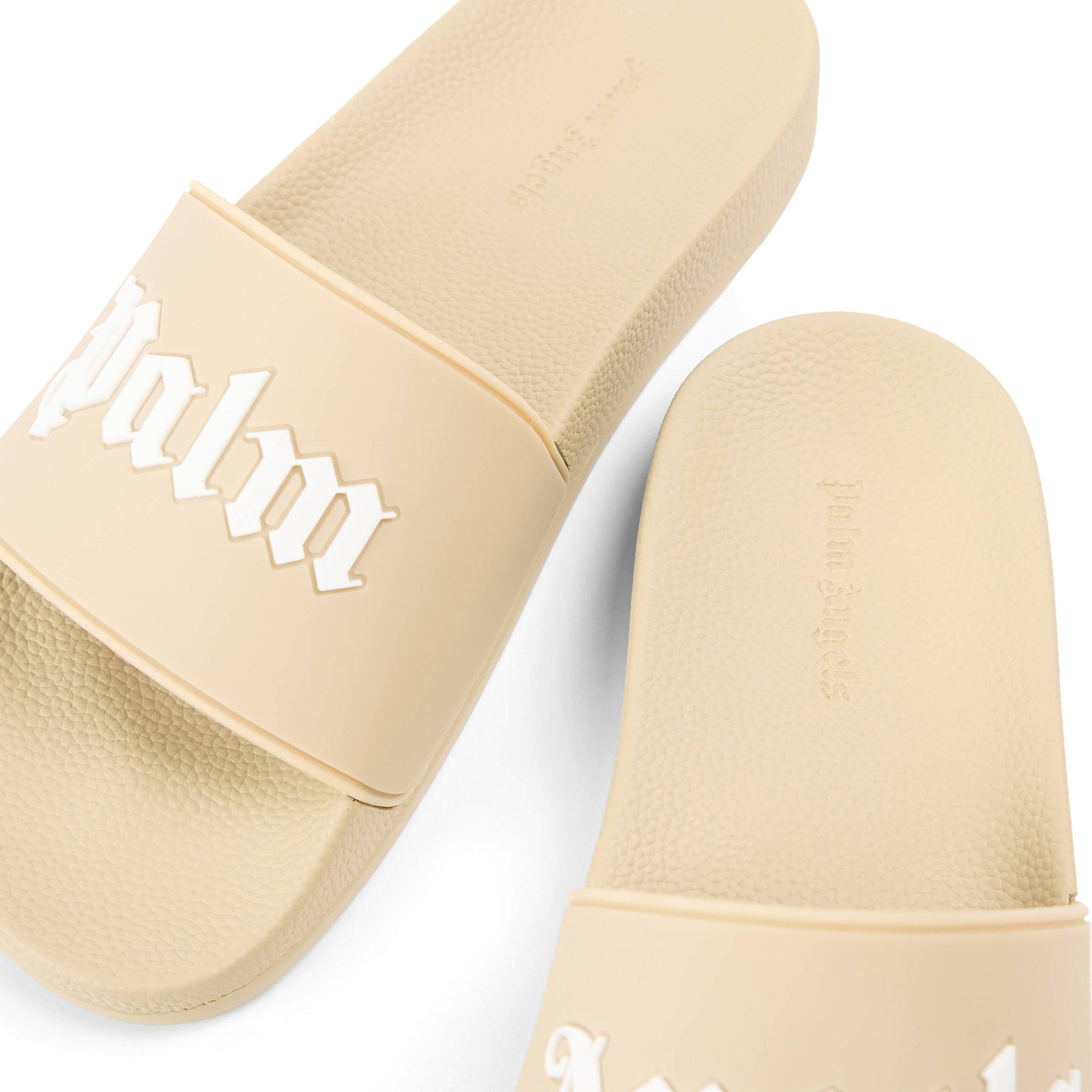 Beige - Palm Angels - Women's Pool Sliders - 3