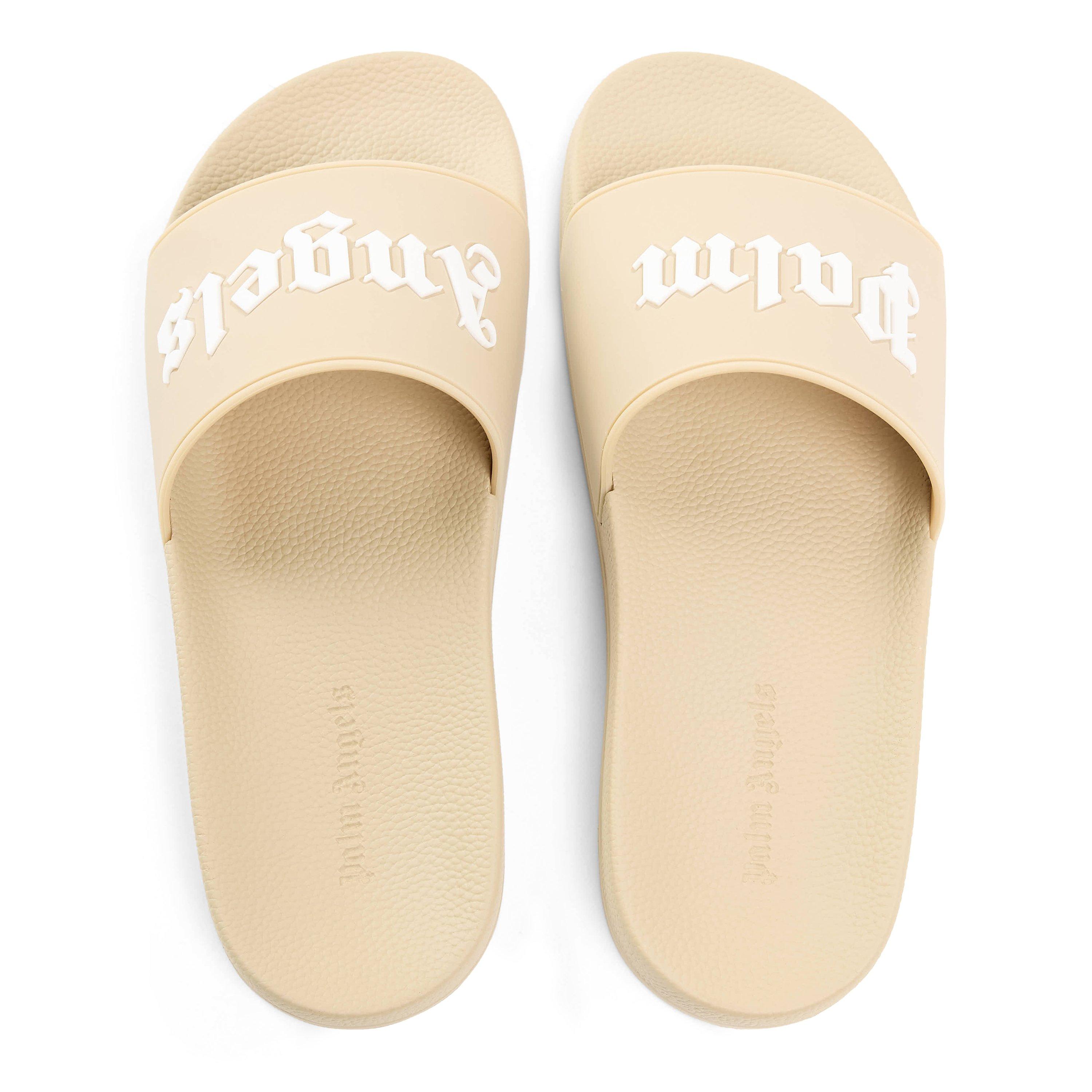 Beige - Palm Angels - Women's Pool Sliders - 4