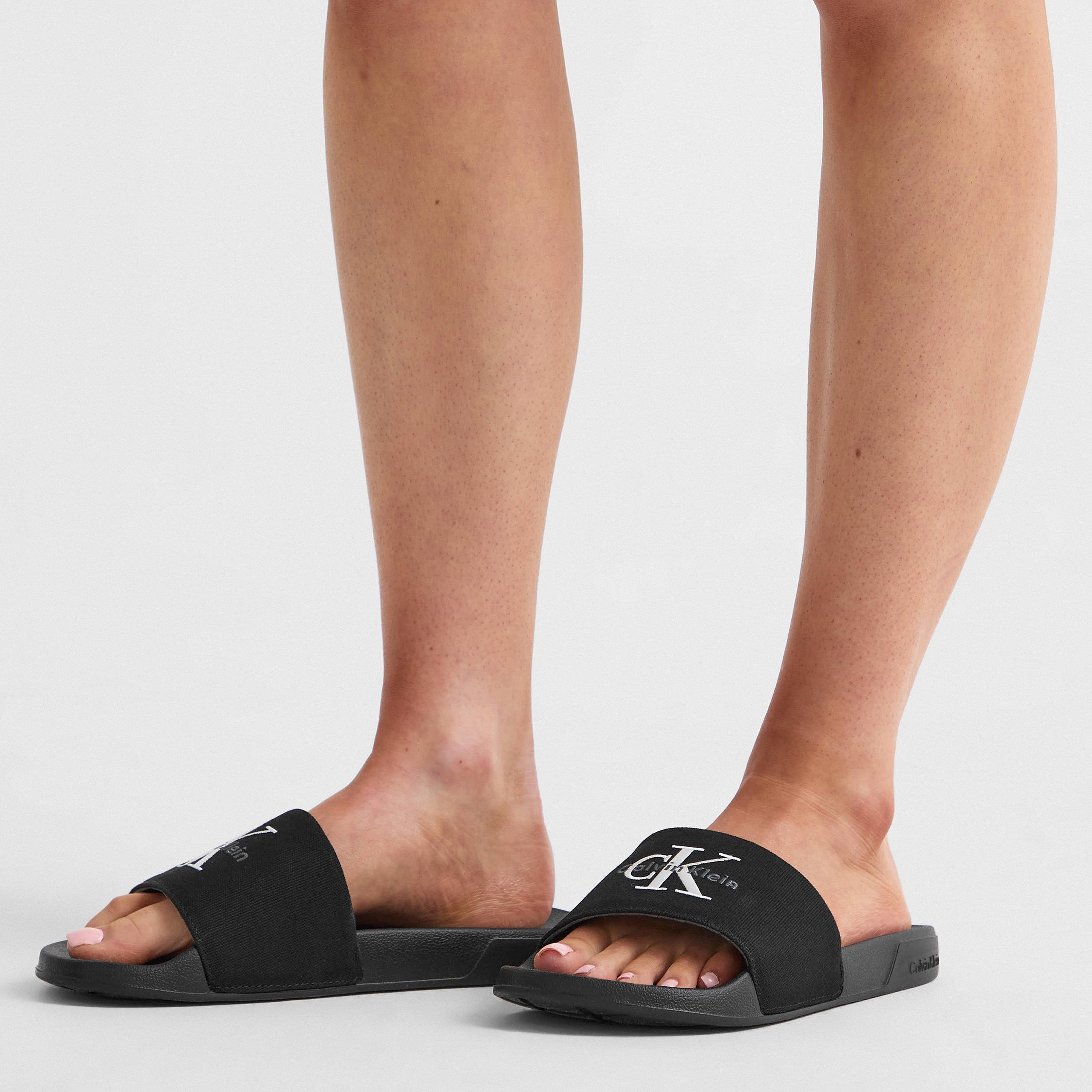 Triple Black - Calvin Klein - Women's Pool Sliders - 3