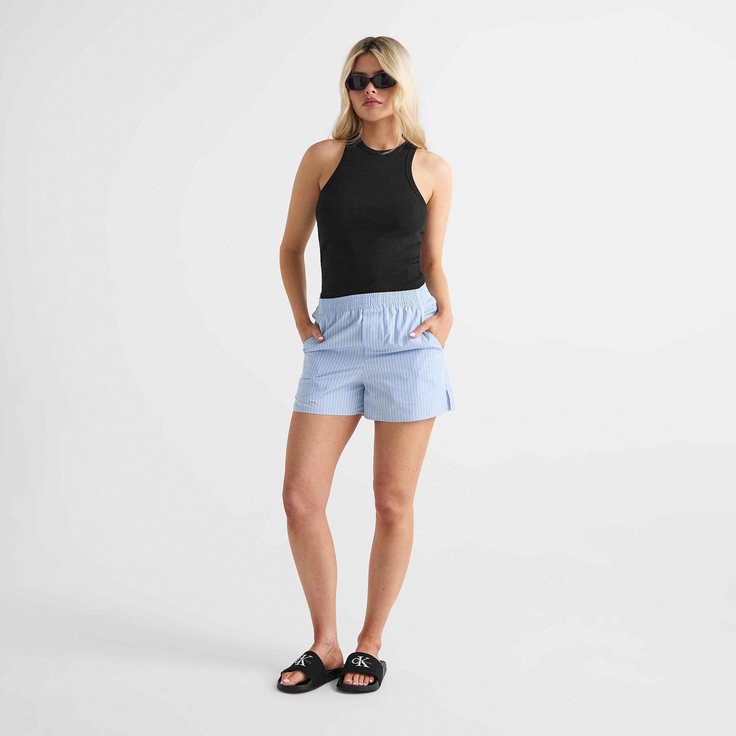 Triple Black - Calvin Klein - Women's Pool Sliders - 6
