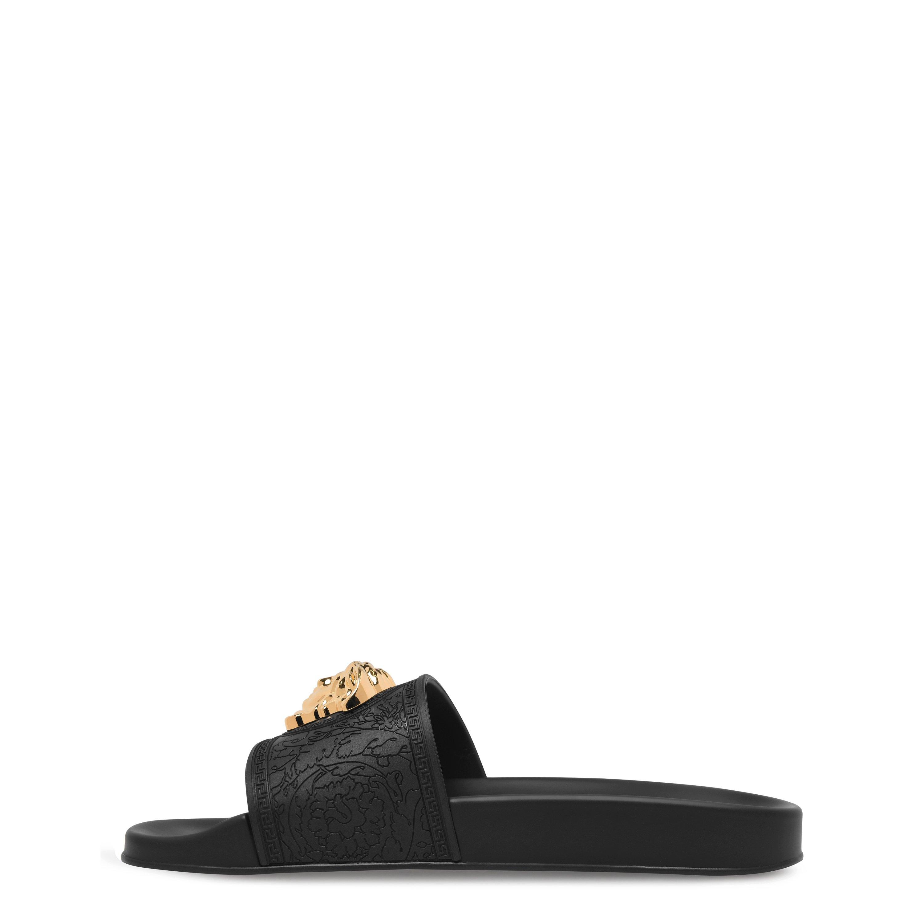 Black KVO41 - Versace - La Medusa Pool Slides - 2