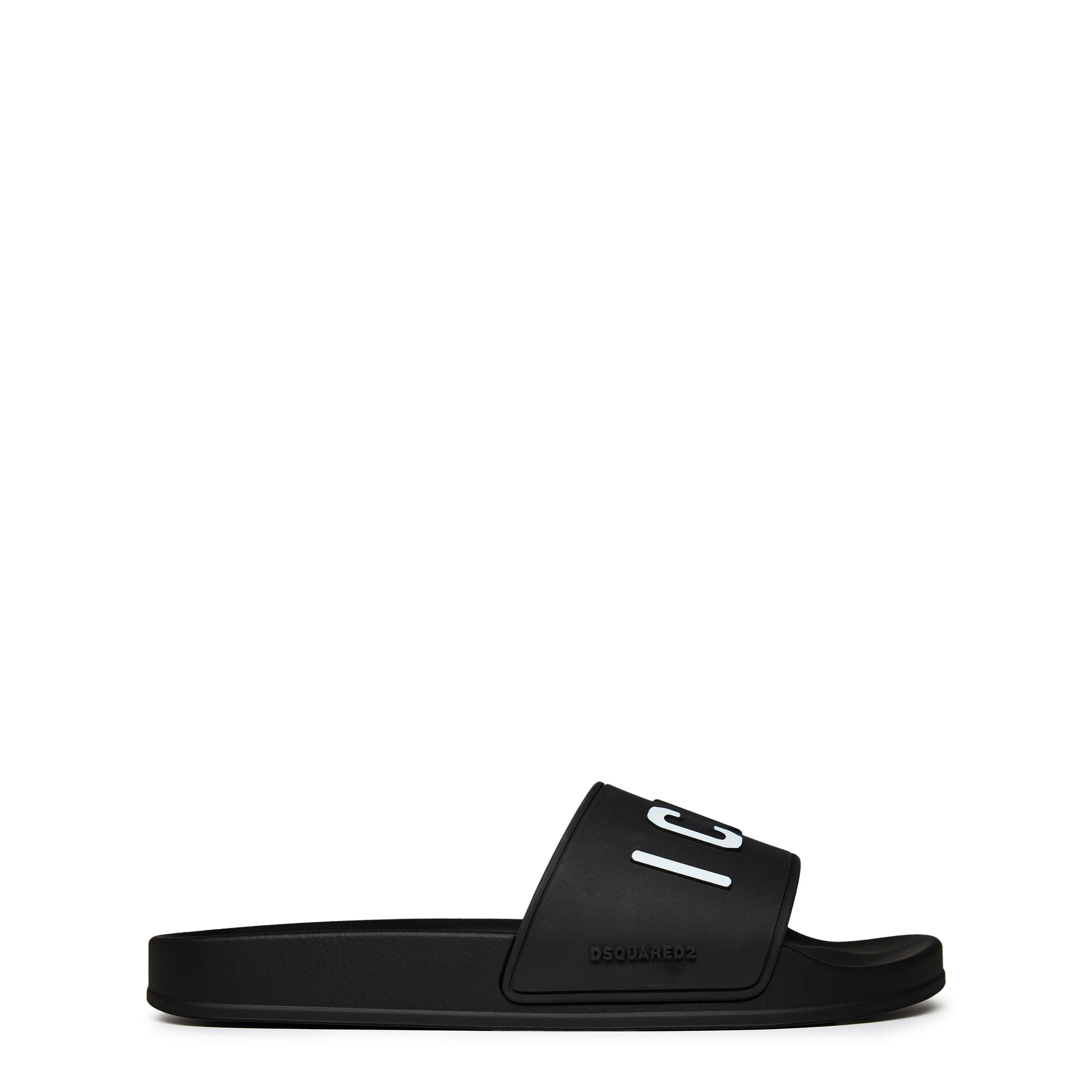 Dsquared2 Women's Icon Silders - Black - 4 (37)
