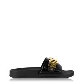 Moschino Logo Pool Sliders