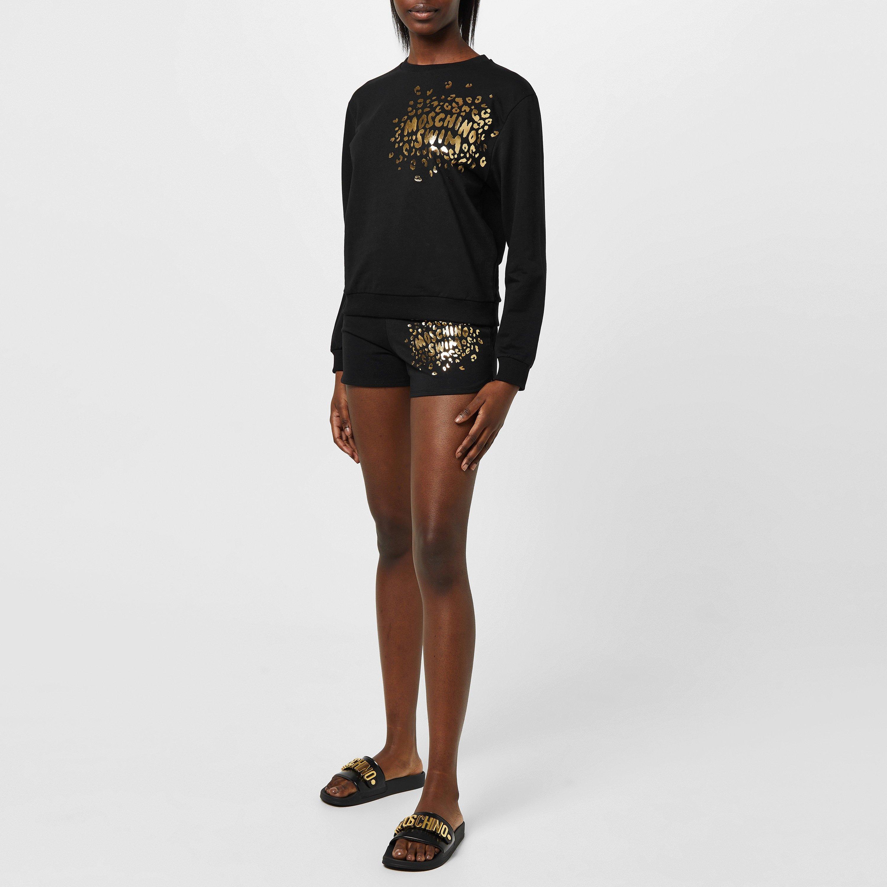 Black 000 - Moschino - Logo Pool Sliders - 6