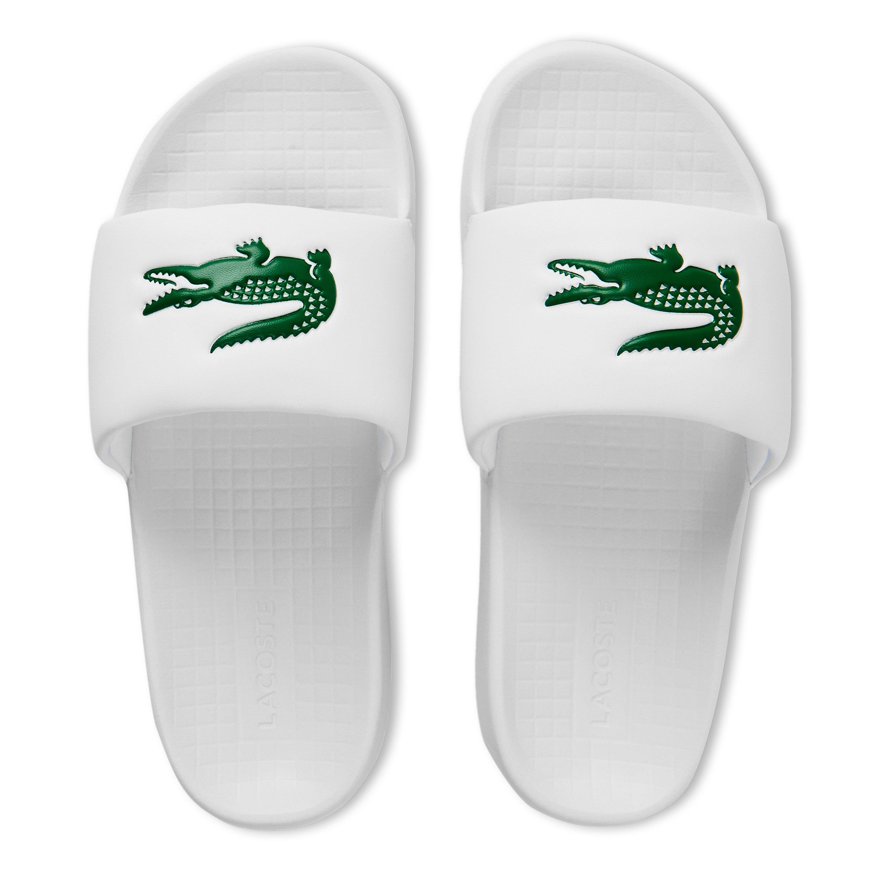 Wht/Grn - Lacoste - Women's Serve Slide 1.0 Slider - 4