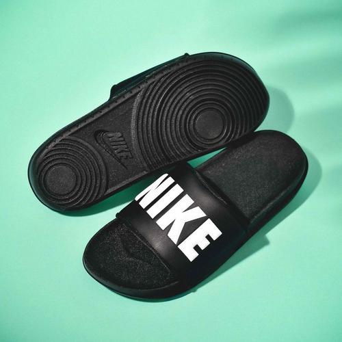 Blk/Wht-Blk - Nike - Offcourt Slide Womens Sandals - 5